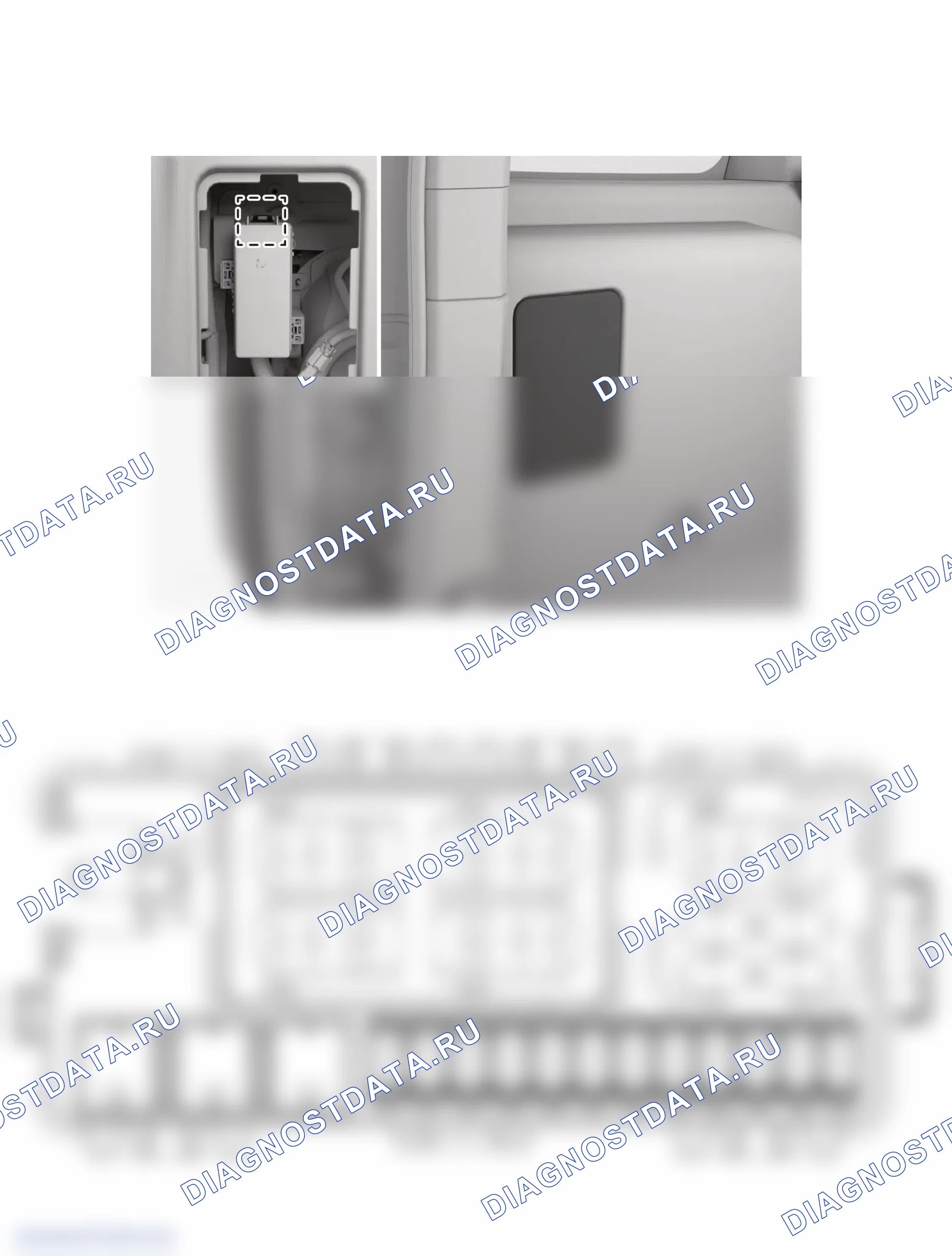 Задний блок предохранителей кузова F301, F302, F303, F304, F305, F306, F307, F308, F309, F310, F311, F312, F315, F316, F317, F318, F319 (стр. 1) — Задний блок предохранителей кузова. Tank 300 II