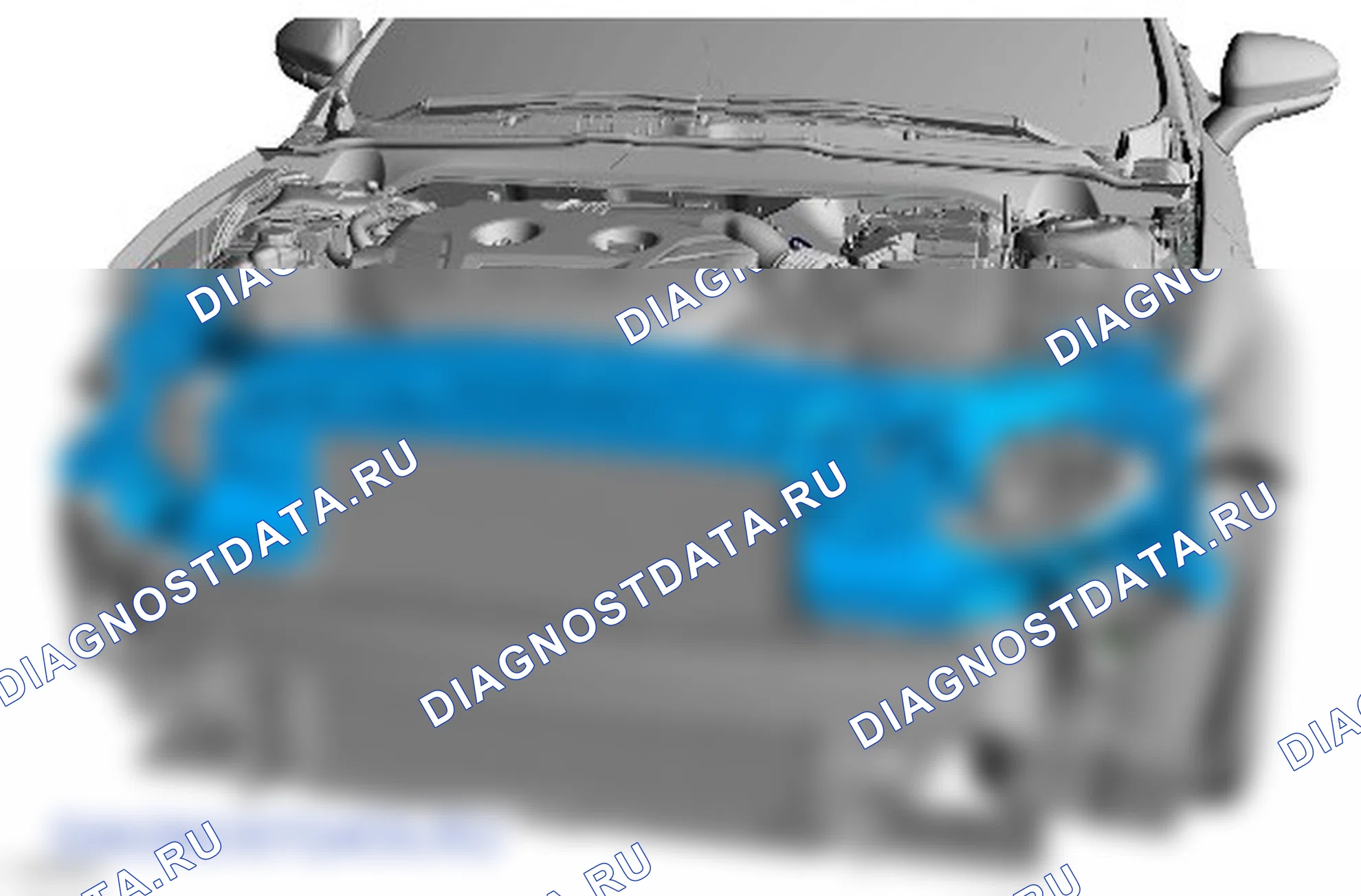 Как снять и установить панель с отверстием для решетки радиатора. Ford Mondeo V