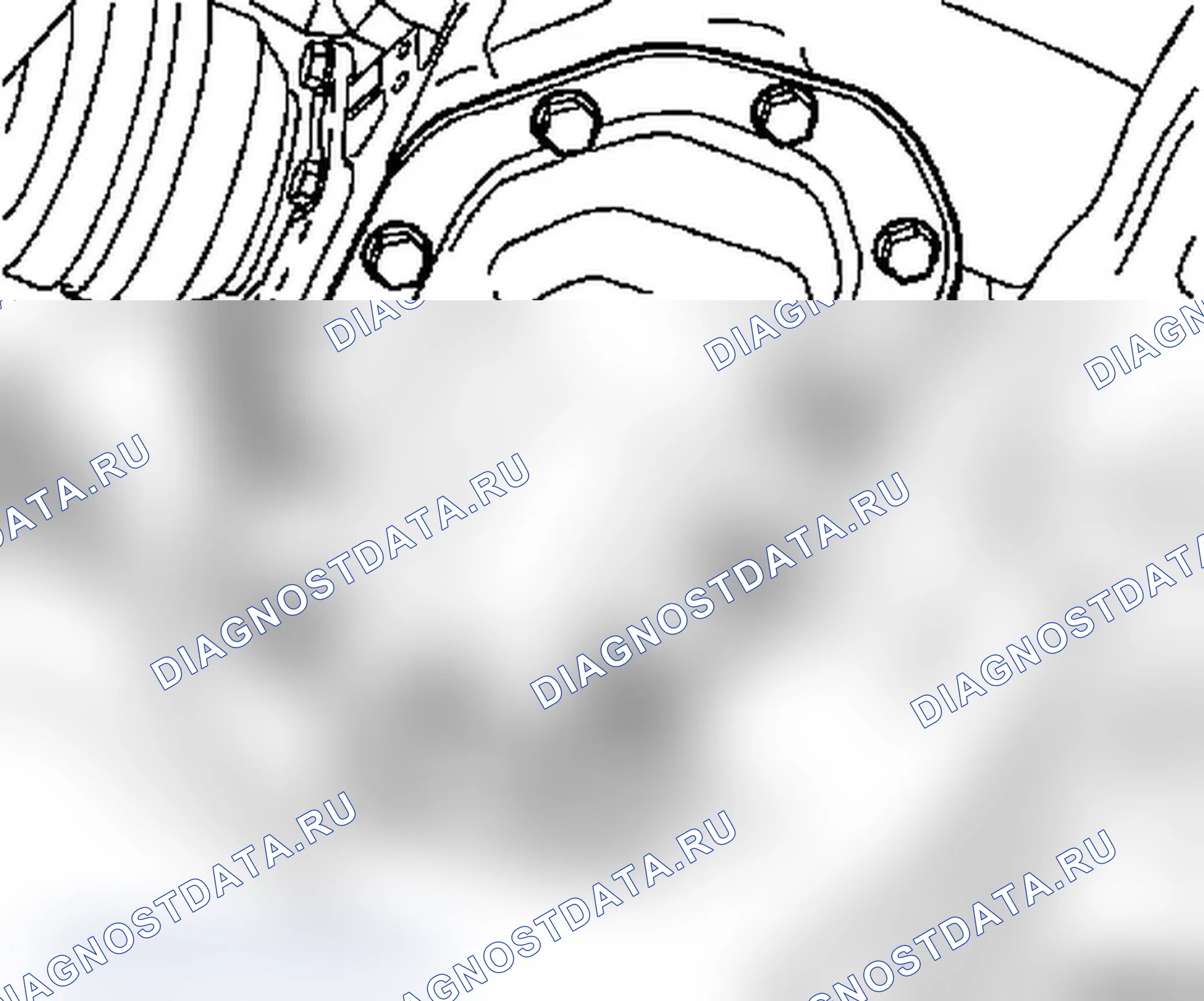 Замена уплотнения крышки дифференциала (F17/F17+). Opel Zafira A рестайлинг