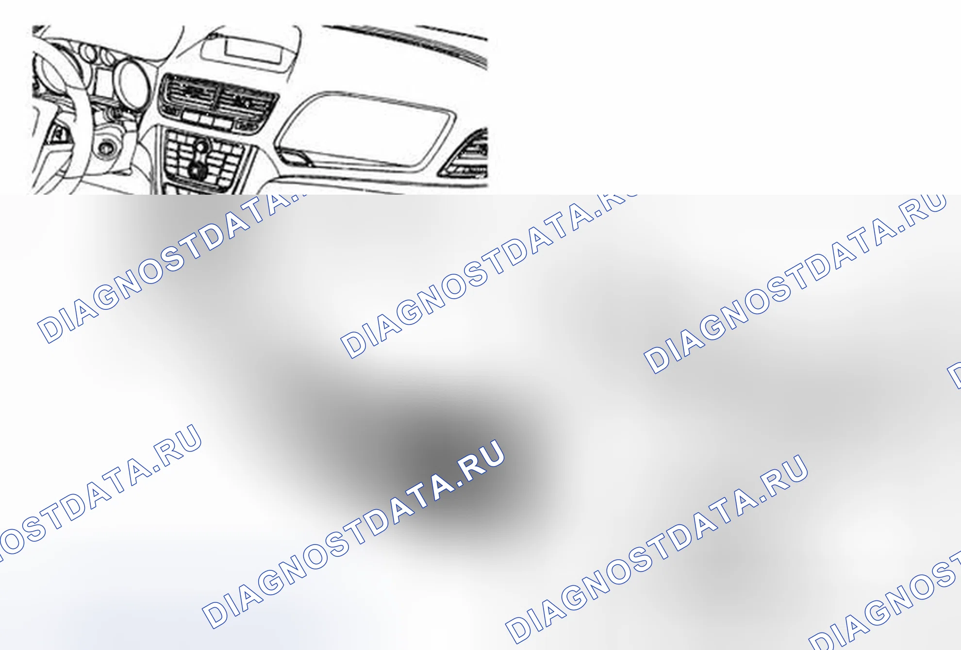 Рис. 16: Замена многофункционального переключателя на приборной панели (Encore). Buick Encore I