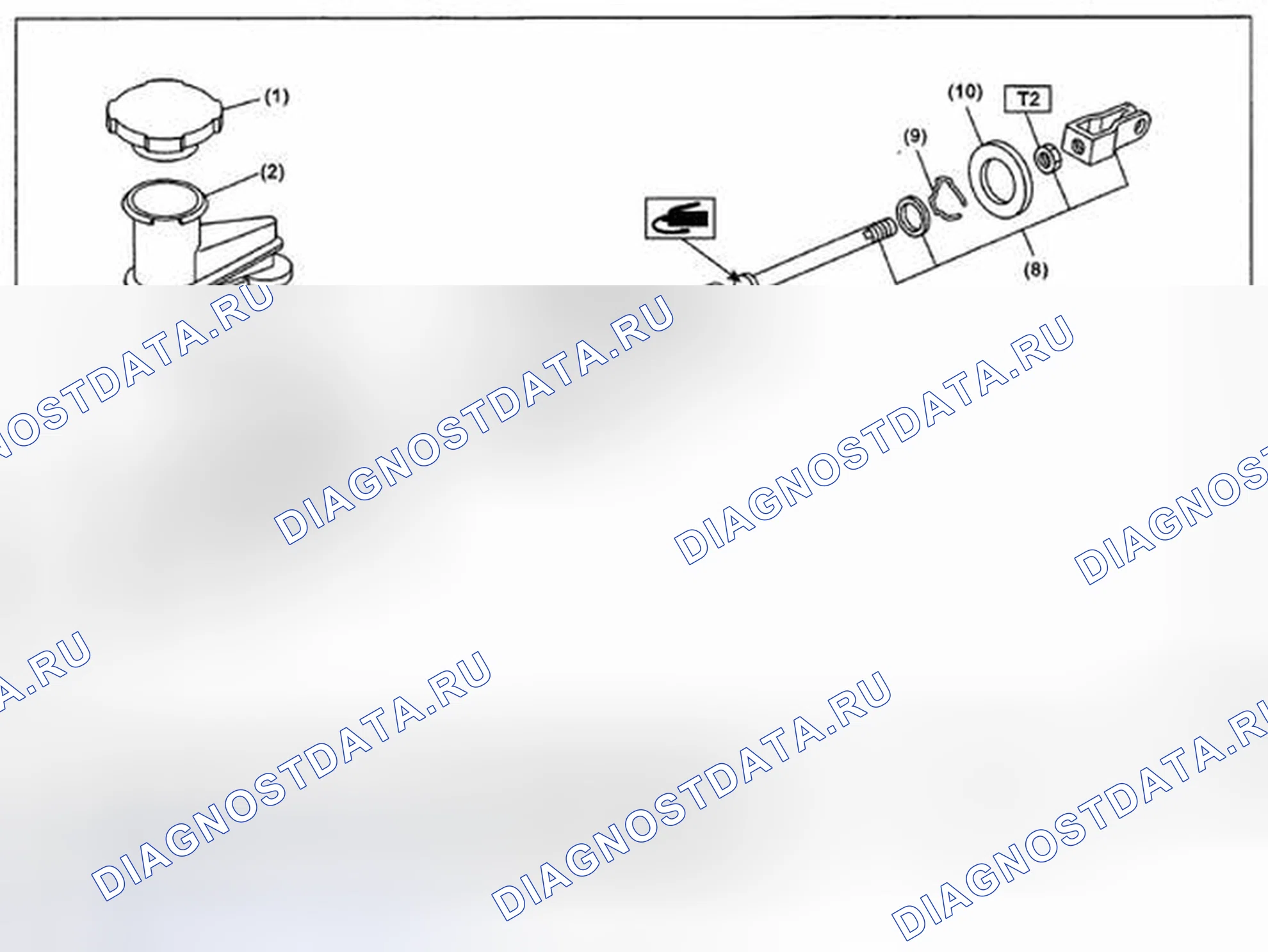 Рис. 11: ГЛАВНЫЙ ЦИЛИНДР. Subaru Impreza WRX STI GR