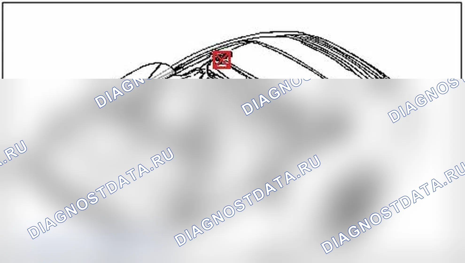 Рис. 252: Снятие приводного механизма крышки отсека с откидной крышкой. Porsche 911 GT3 997