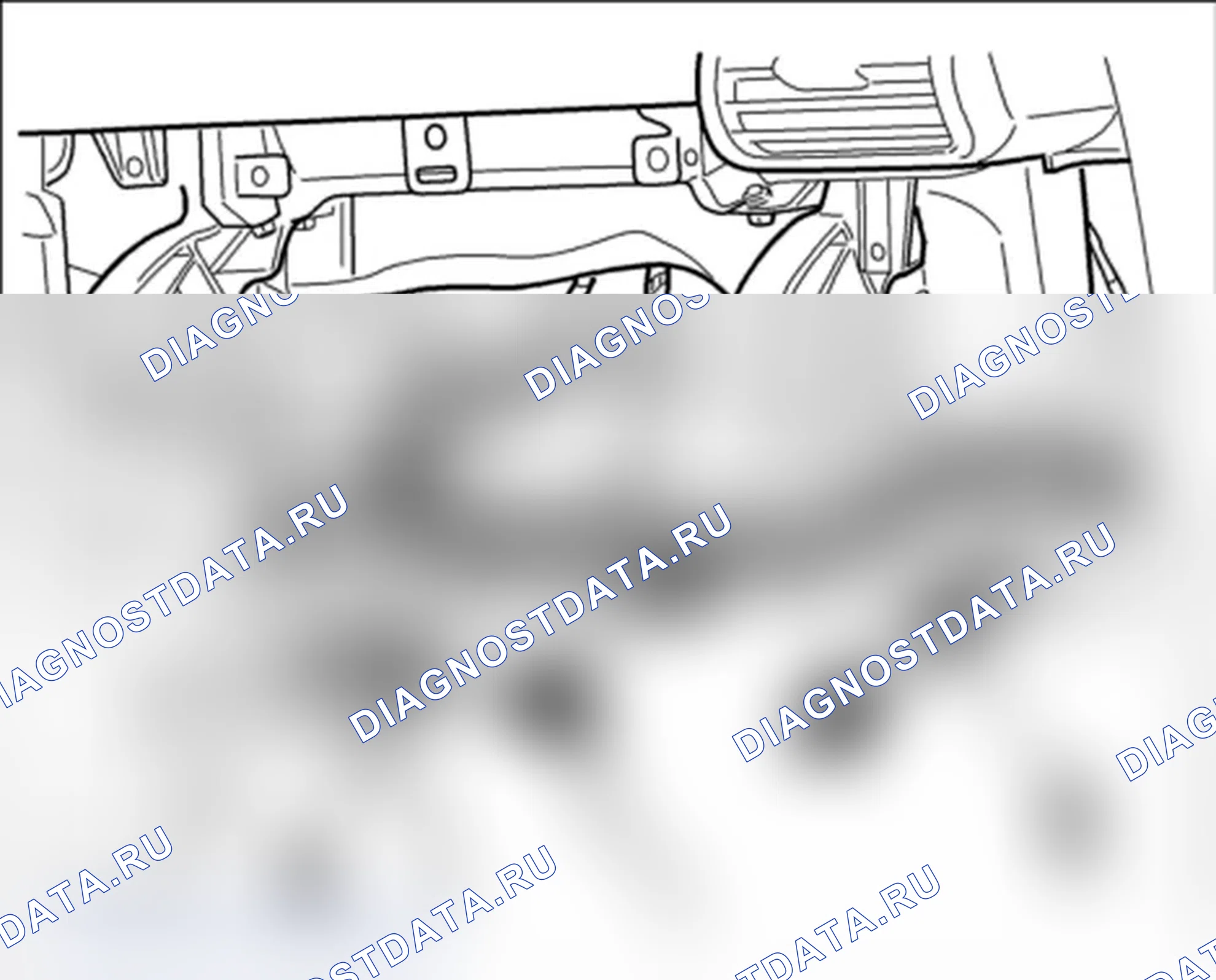 Рис. 45: Демонтаж двигателя нагревателя/воздуходувки свежего воздуха. Porsche 911 GT3 997
