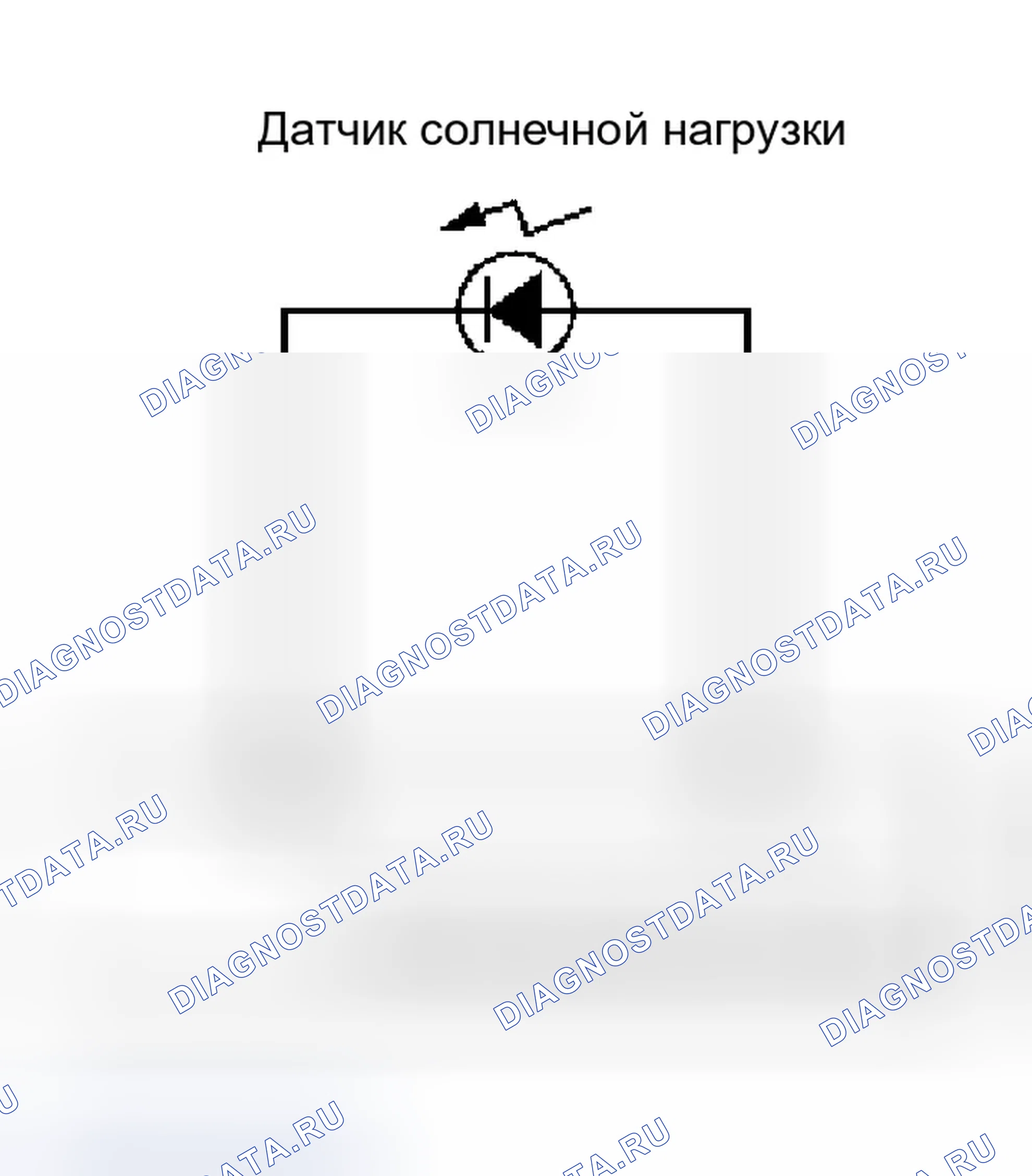 Рис. 89: ДИАГНОСТИЧЕСКАЯ ПРОЦЕДУРА ДЛЯ ДАТЧИКА СОЛНЕЧНОЙ НАГРУЗКИ. Infiniti Q45 III