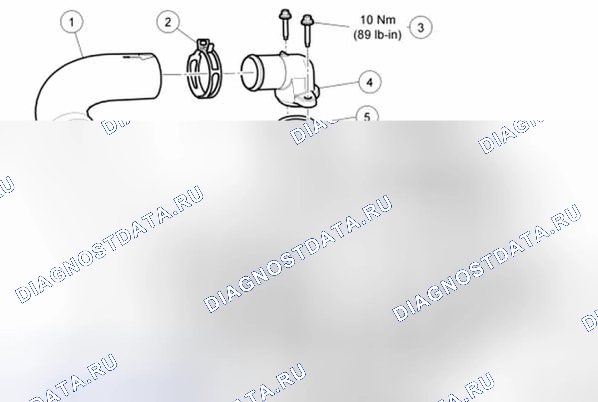Рис. 24: Двигатель 6.8L. Ford Pickup F250 Super Duty II