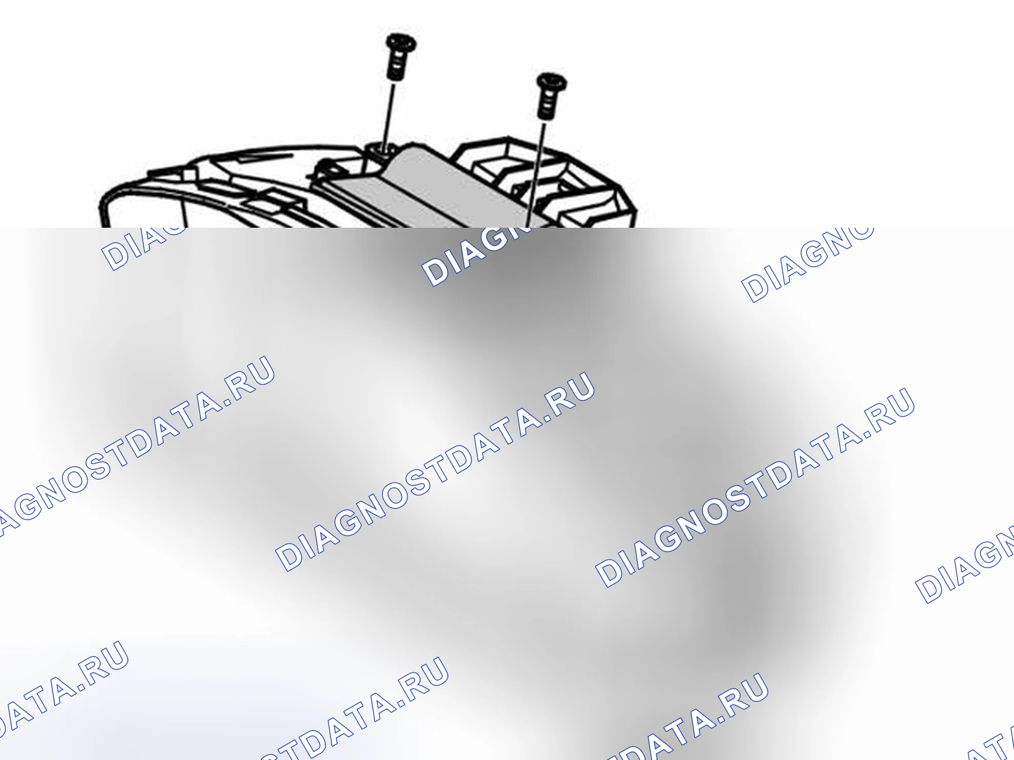 Рис. 113: СНЯТИЕ СИСТЕМЫ БЛОКИРОВКИ ПРИЕМНИКА. Volvo V50 I