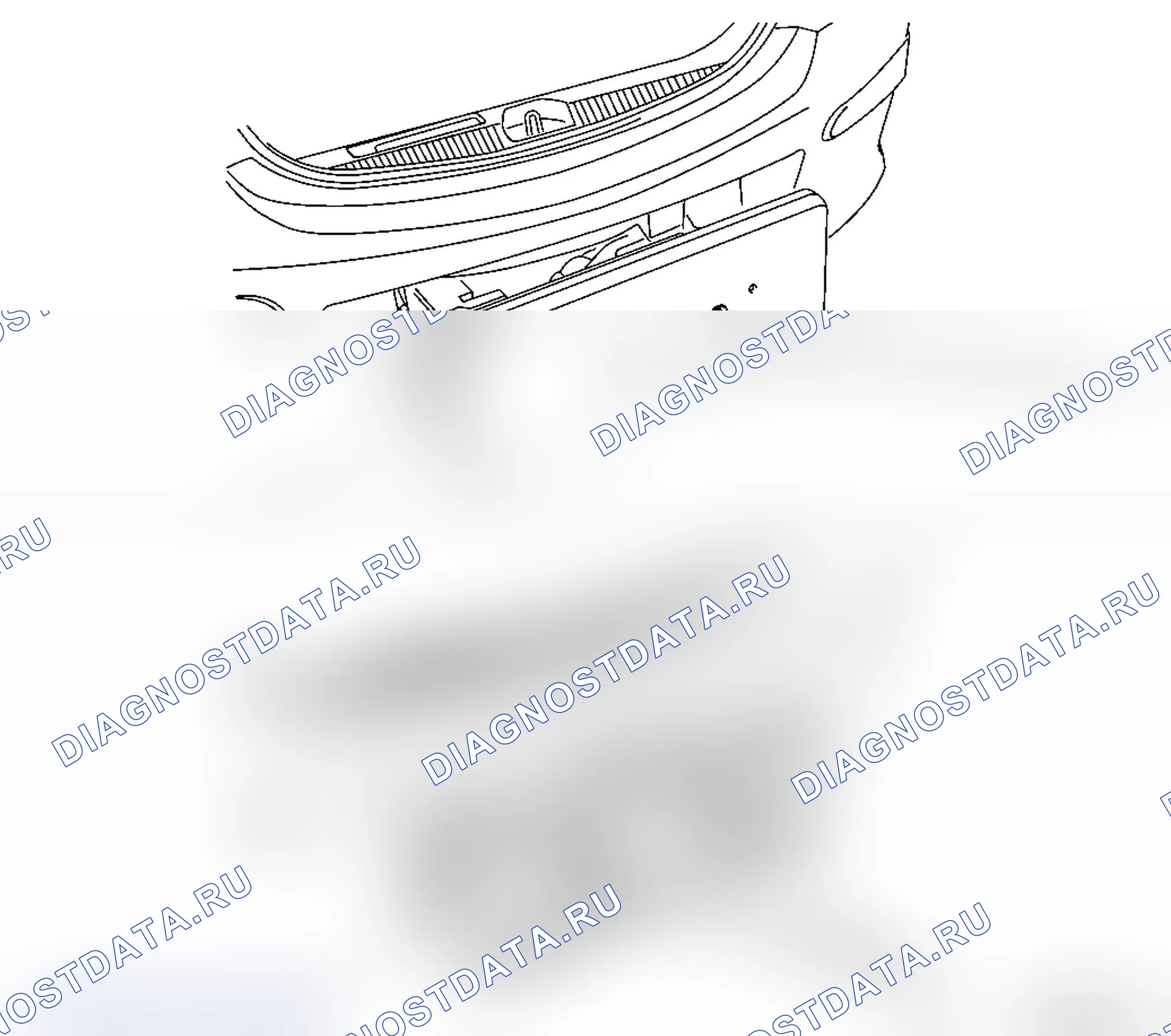 Замена держателя номерного знака системы FlexFix. Opel Corsa D