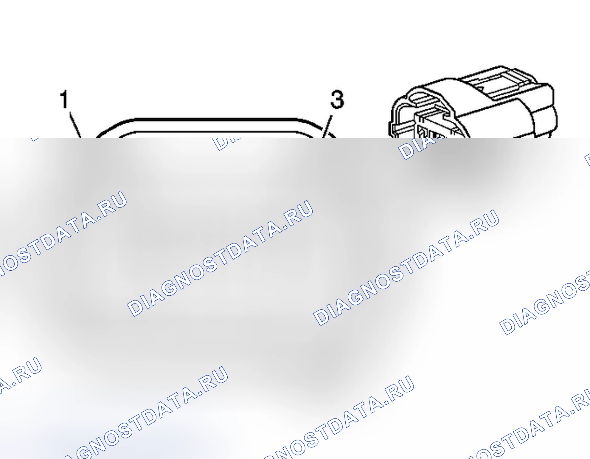 Рис. 15: Датчик продольного акселерометра (без JL4). Hummer H3 I