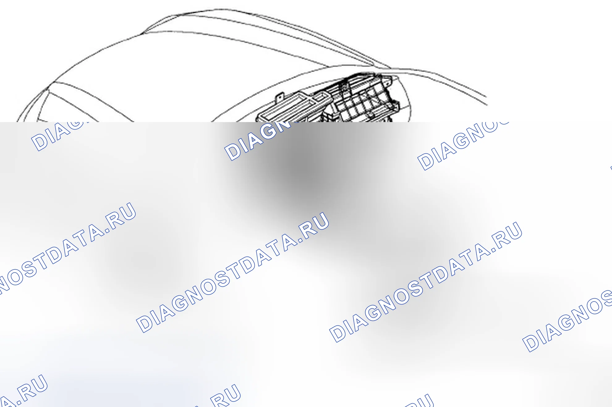 Рис. 16: РАСПОЛОЖЕНИЕ КОМПОНЕНТОВ. Hyundai Tiburon II рестайлинг