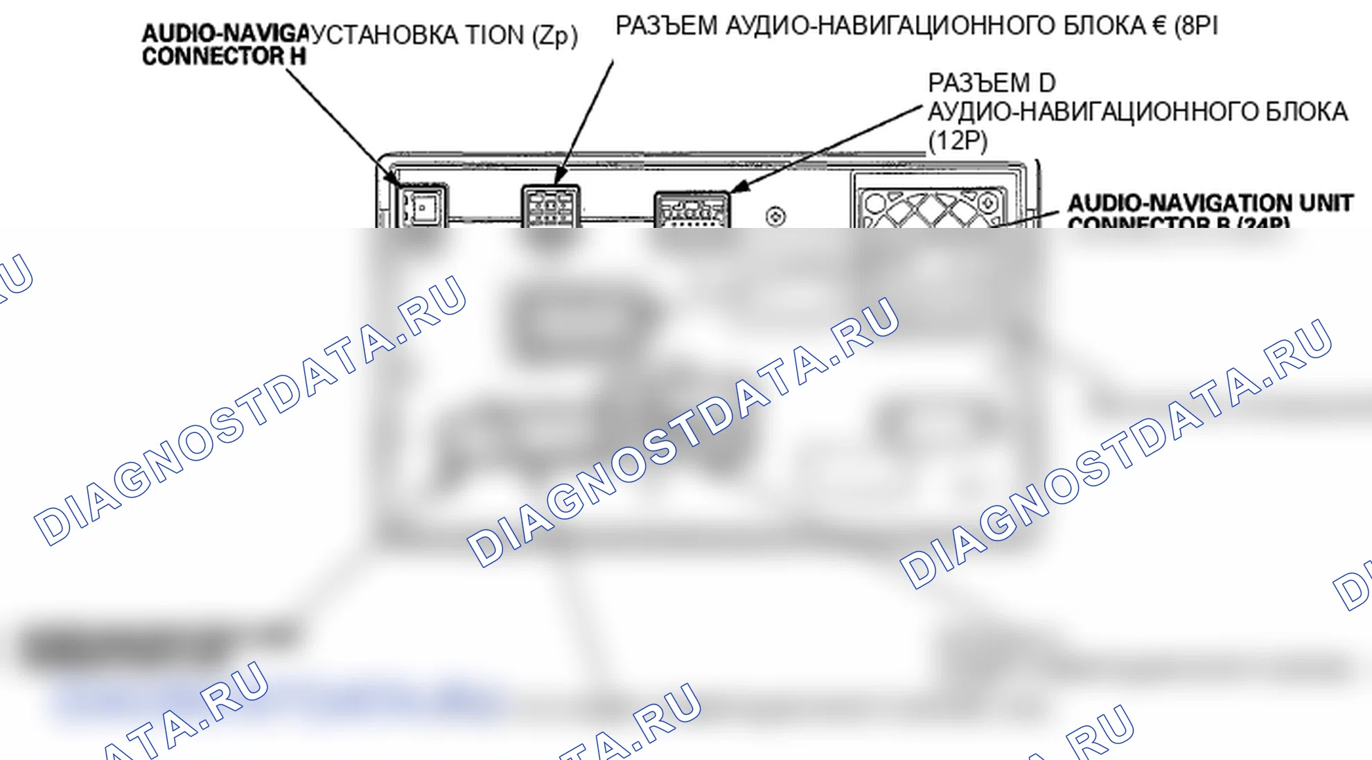 Рис. 20: С навигацией (Аудио-навигационный блок). Honda Insight ZE2