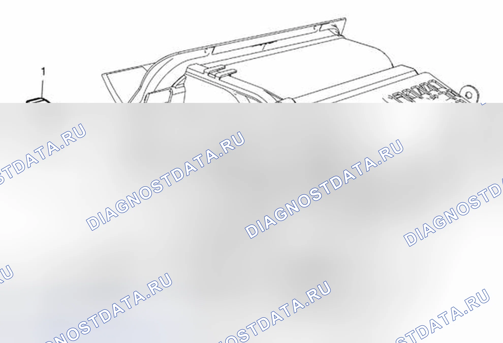 Рис. 54: Замена рычага впускного клапана - спереди. Chevrolet Orlando I