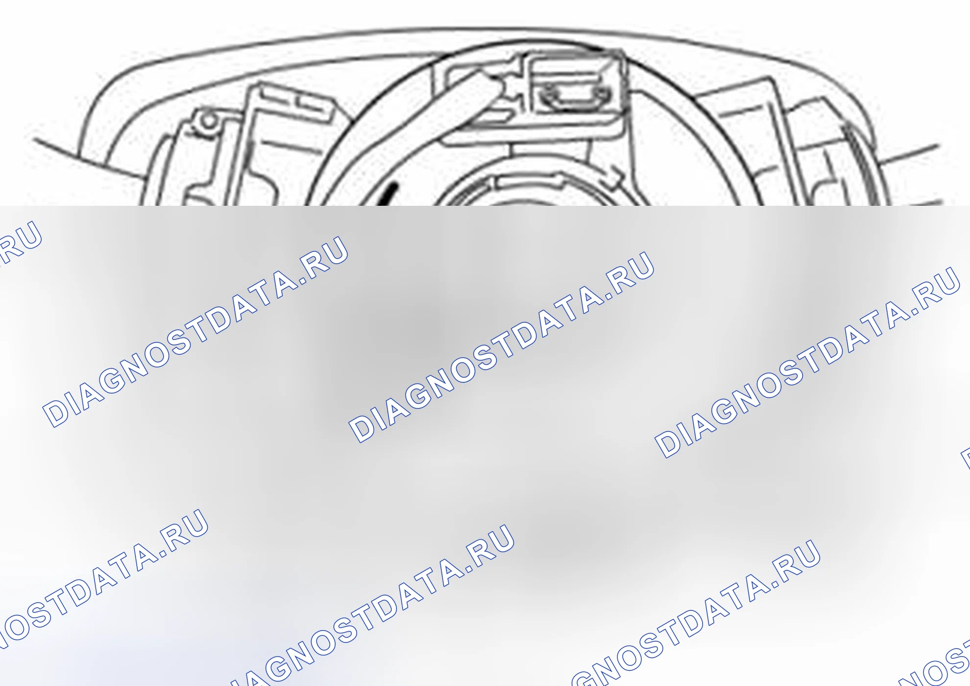 Рис. 22: Центрирующая контактная катушка в сборе. Suzuki SX4 I рестайлинг