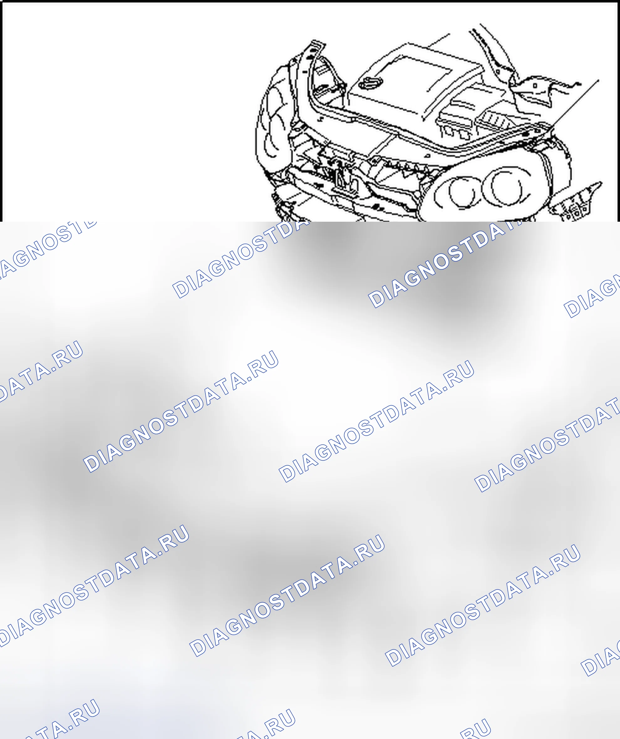 Рис. 436: ОБЗОР КРЫШКИ БАМПЕРА. Volkswagen Jetta V