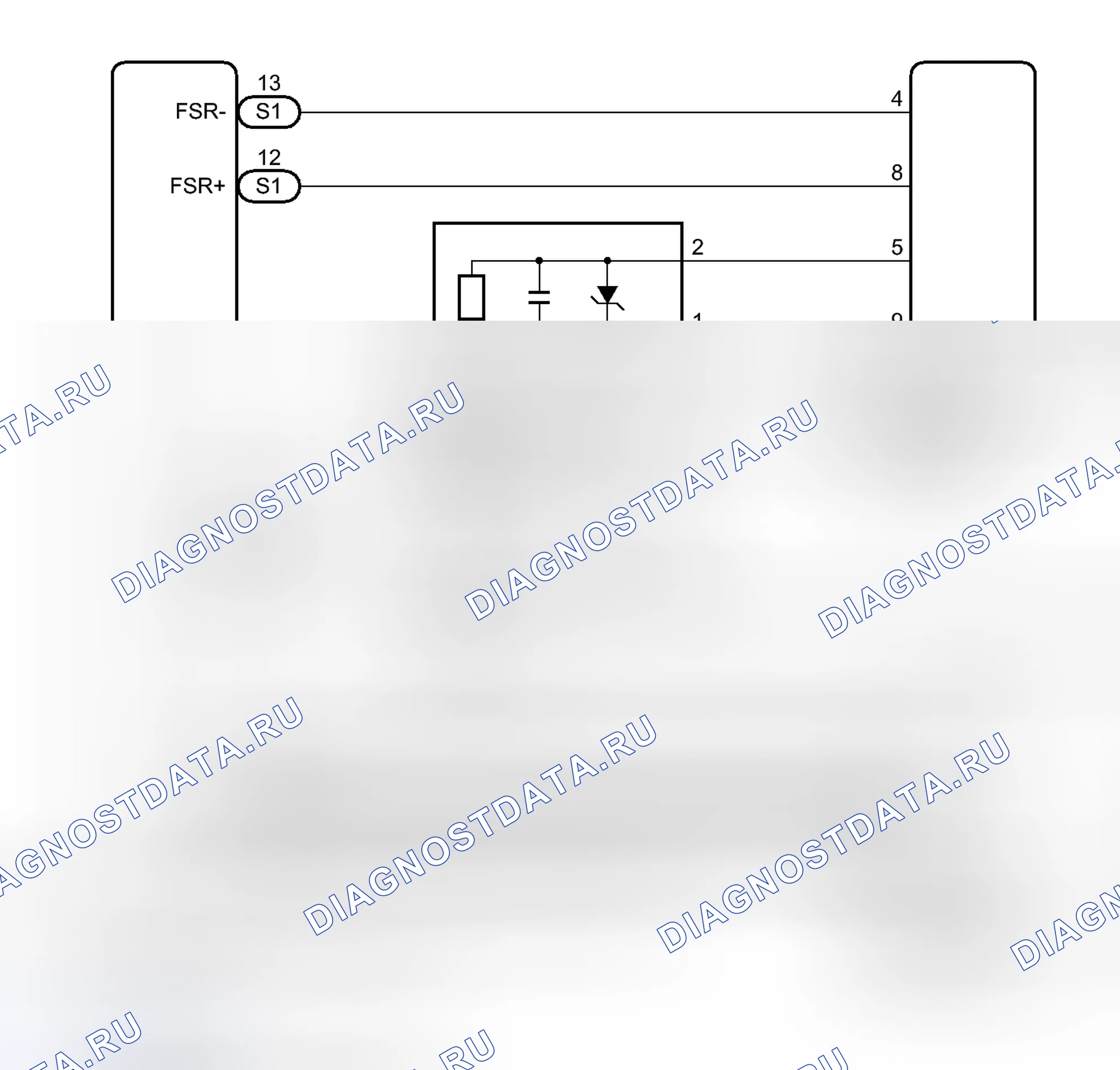 Рис. 27: электросхема. Toyota Prius V I