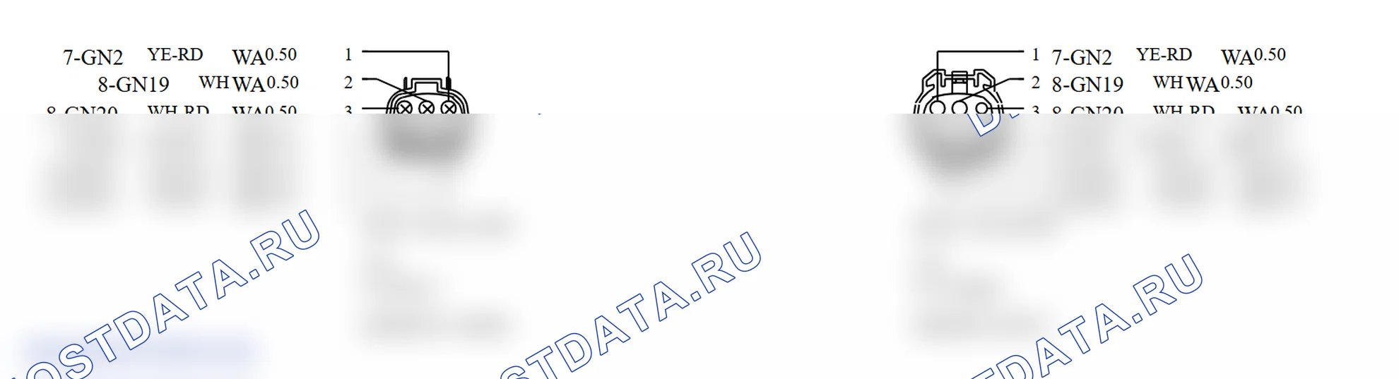 Распиновка разъёма 49. Ford Tourneo Connect I