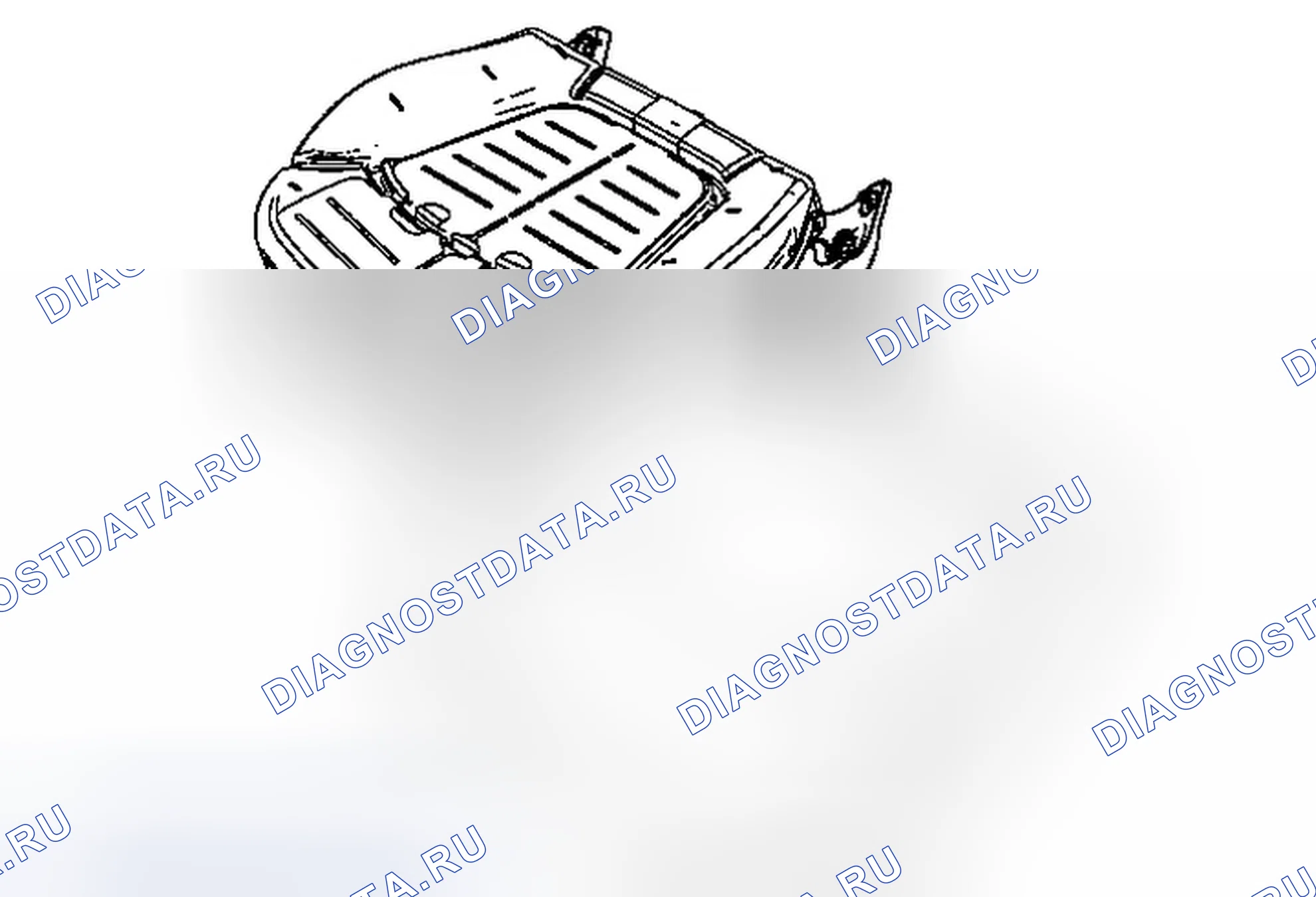 Рис. 6: Замена чехла подушки переднего сиденья. Chevrolet Spark M300