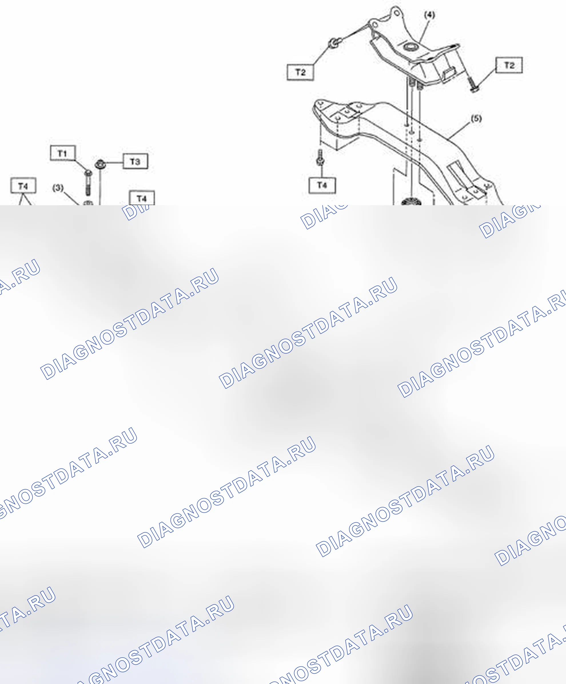 Рис. 570: МОНТАЖ КОРОБКИ ПЕРЕДАЧ. Subaru Outback BR