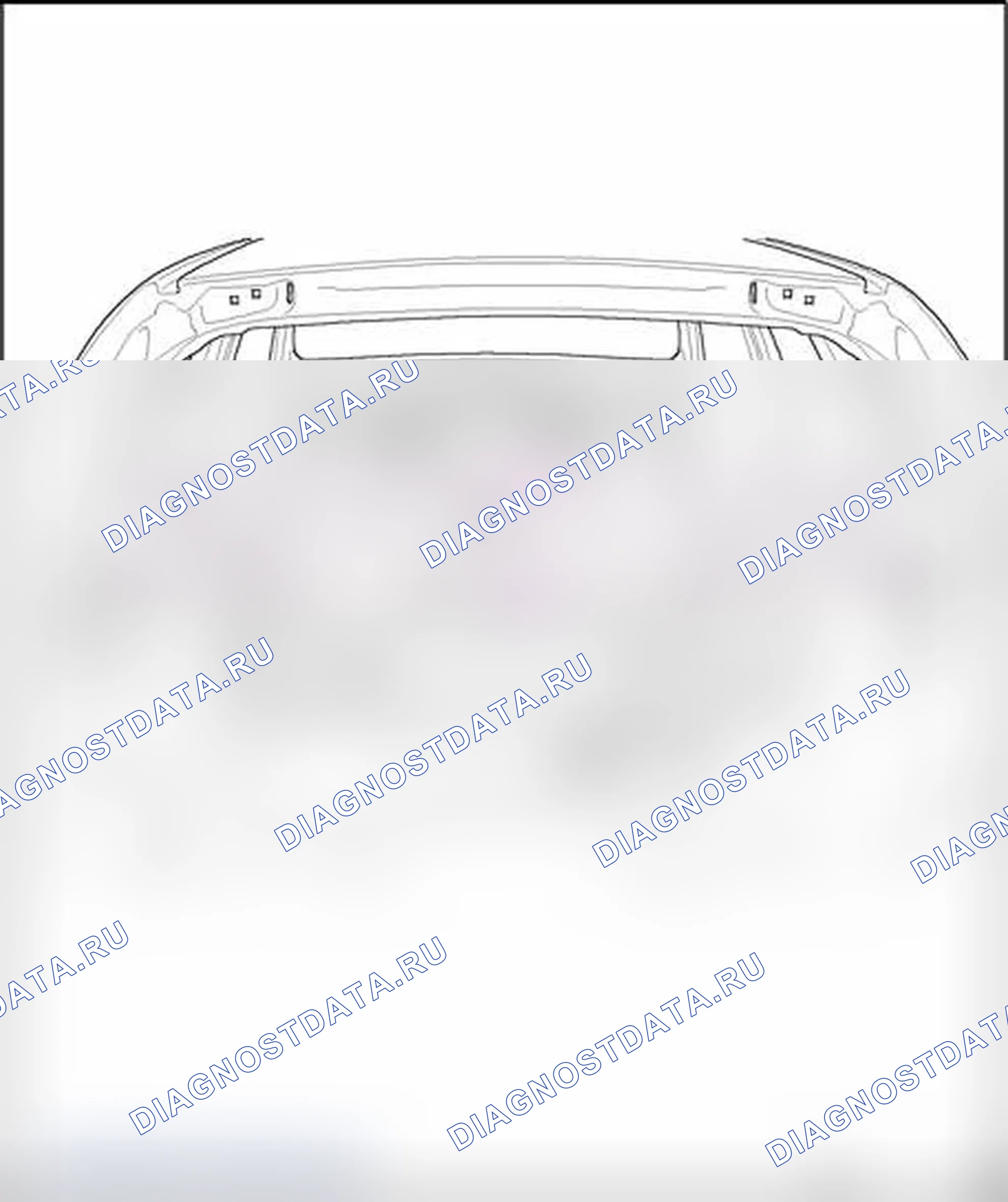 Рис. 44: Корпус, центр (модели Avant - интерьер). Audi S4 B7