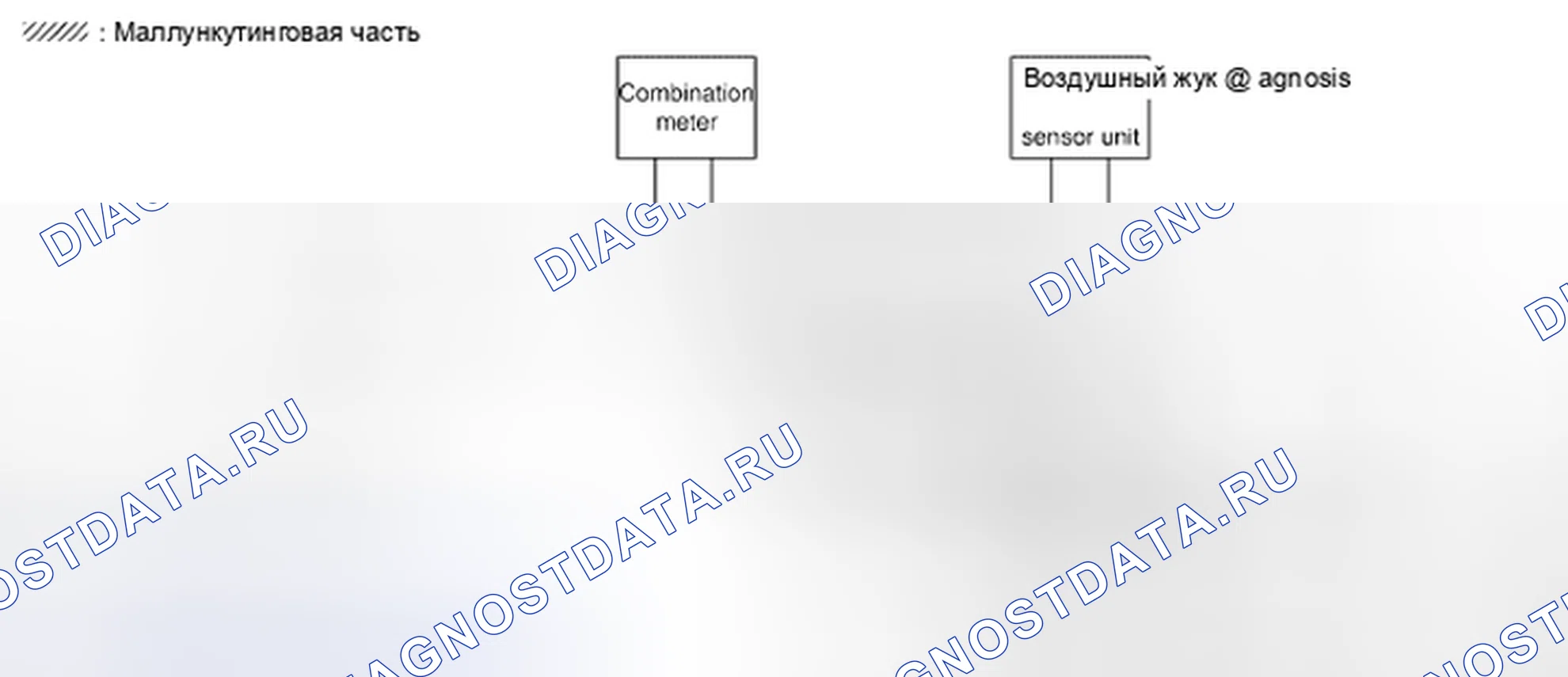 Рис. 174: Схема системы связи CAN - случай 6. Honda Odyssey I