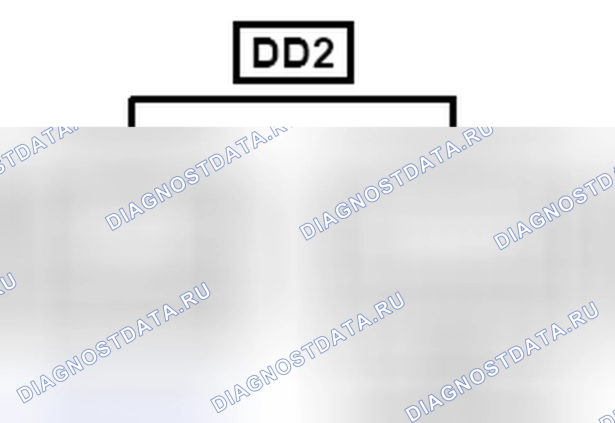 Рис. 772: Вид с торца разъема (DD2). Toyota Sienna III