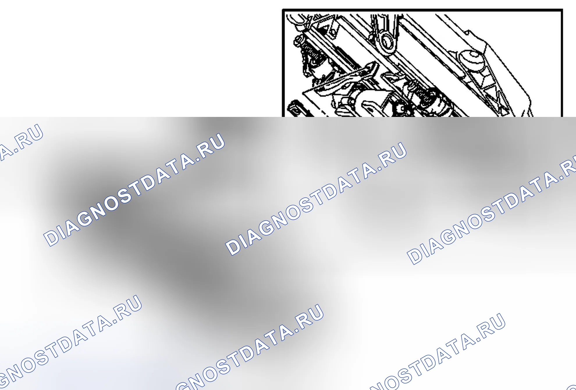 Рис. 12: Замена датчика положения поворотного колеса рулевой колонки. Chevrolet Traverse I