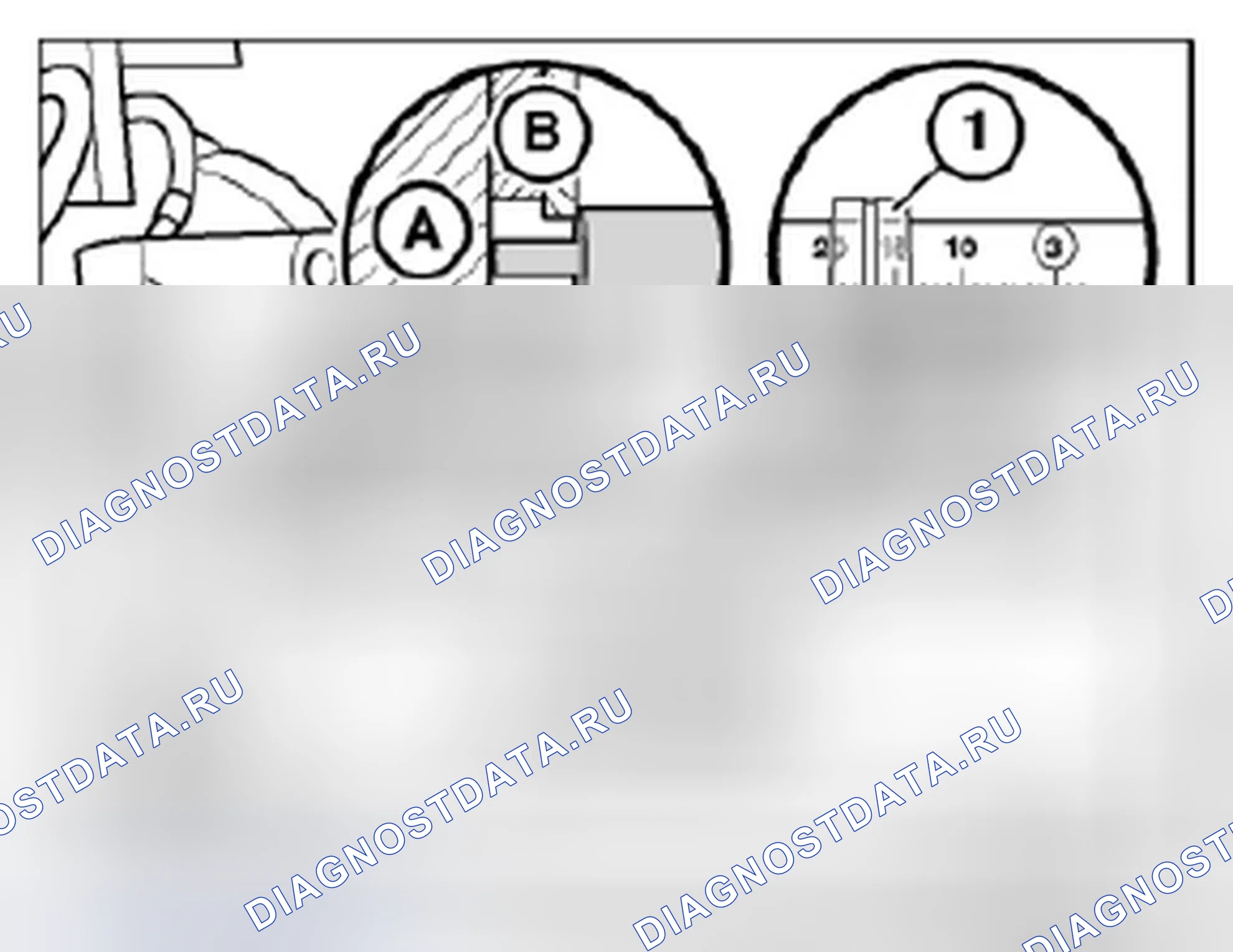 Рис. 19: Проверка толщины тормозной колодки. BMW Z4 E89