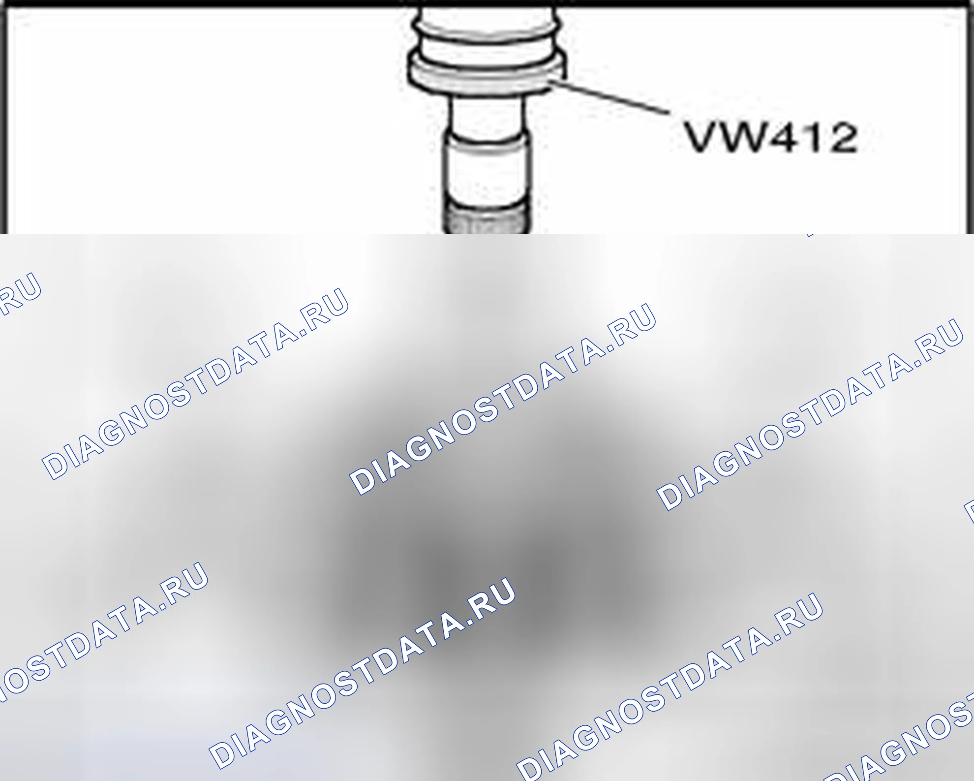 Рис. 235: Отжим 3-й передачи. Volkswagen Passat B5 рестайлинг