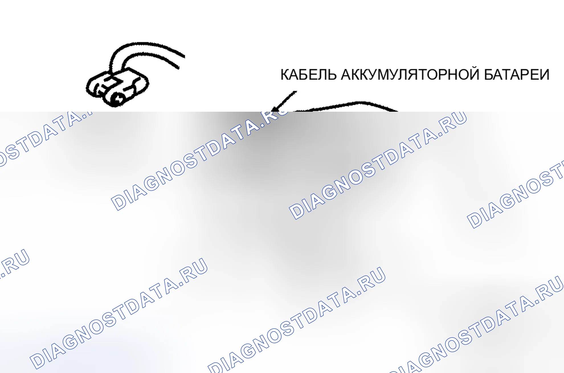 Рис. 30: Кабель аккумуляторной батареи. Honda CR-V III