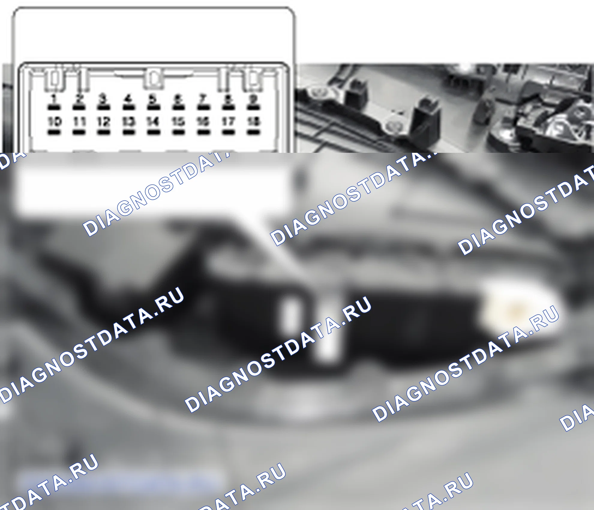 Проверка переключателя окна питания. Hyundai i20 GB