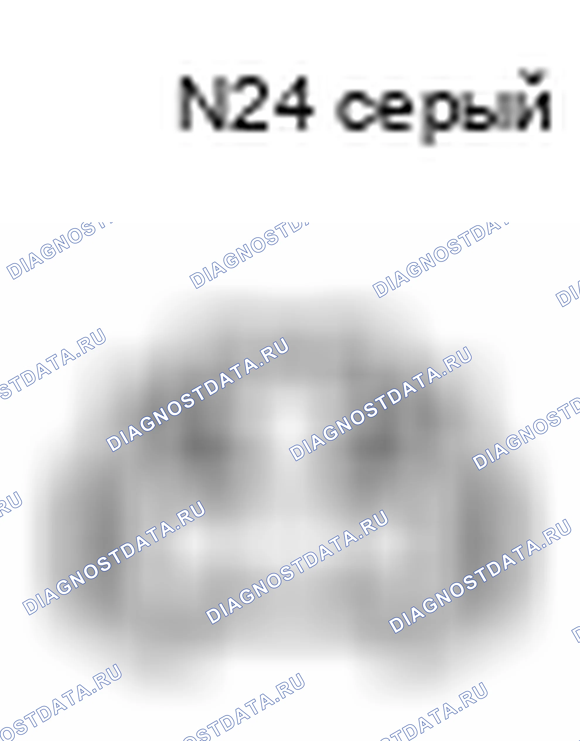 Рис. 1286: Вид с торца разъема лампы багажного отделения (N24). Toyota Camry XV40
