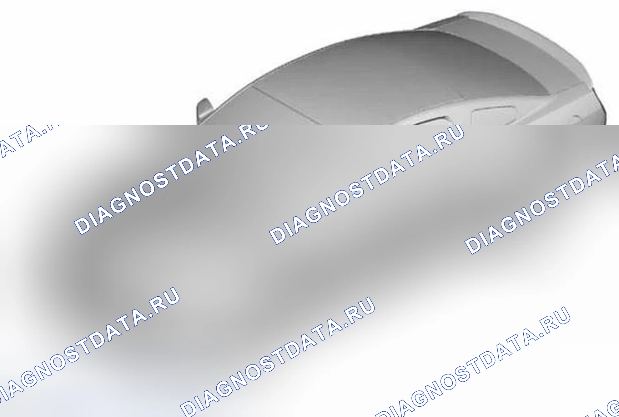 Рис. 24: Локатор идентификационного номера транспортного средства (VIN). Ford Mustang V рестайлинг 2
