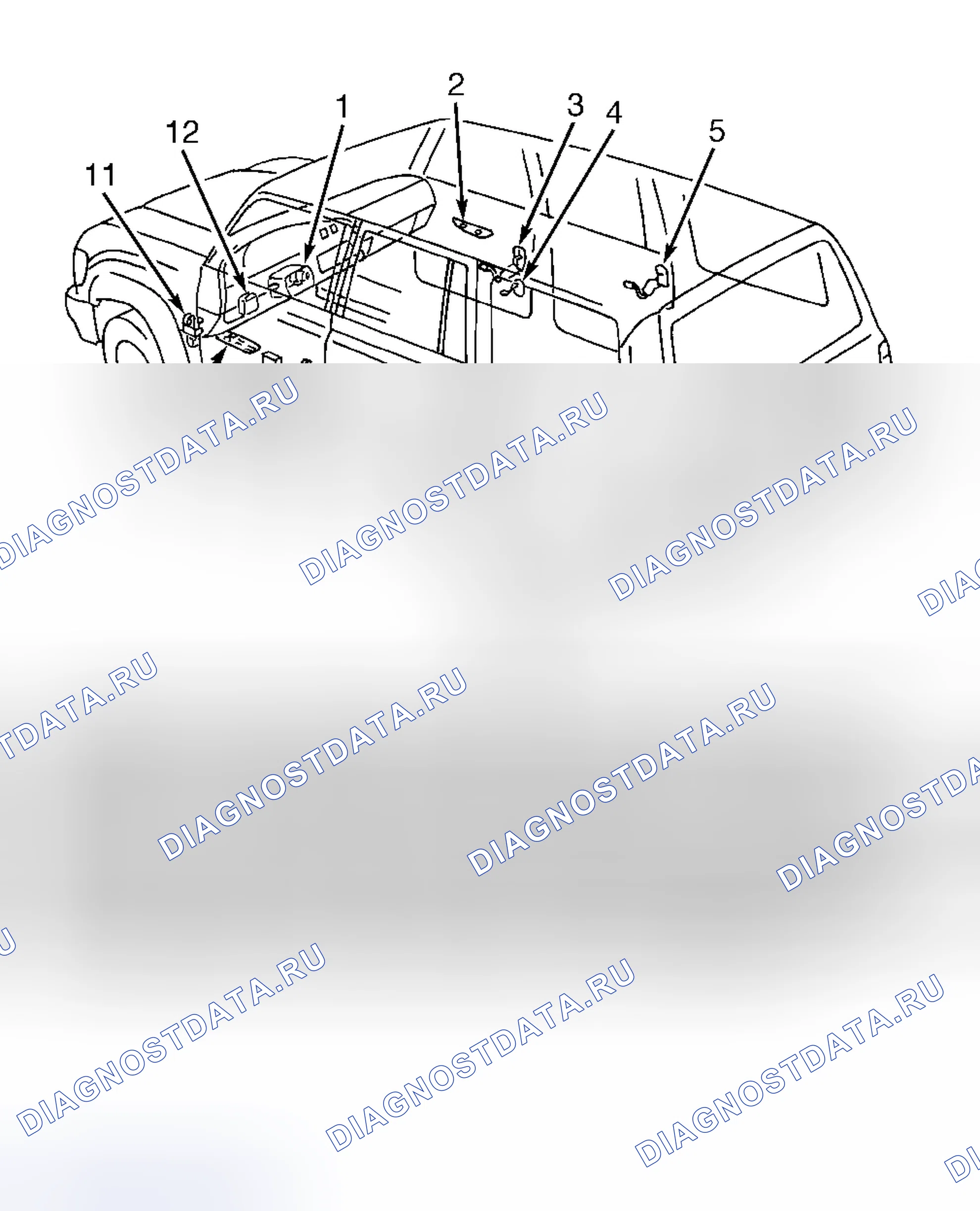 Рис. 1: ОПИСАНИЕ И РАБОТА. Toyota Land Cruiser 70