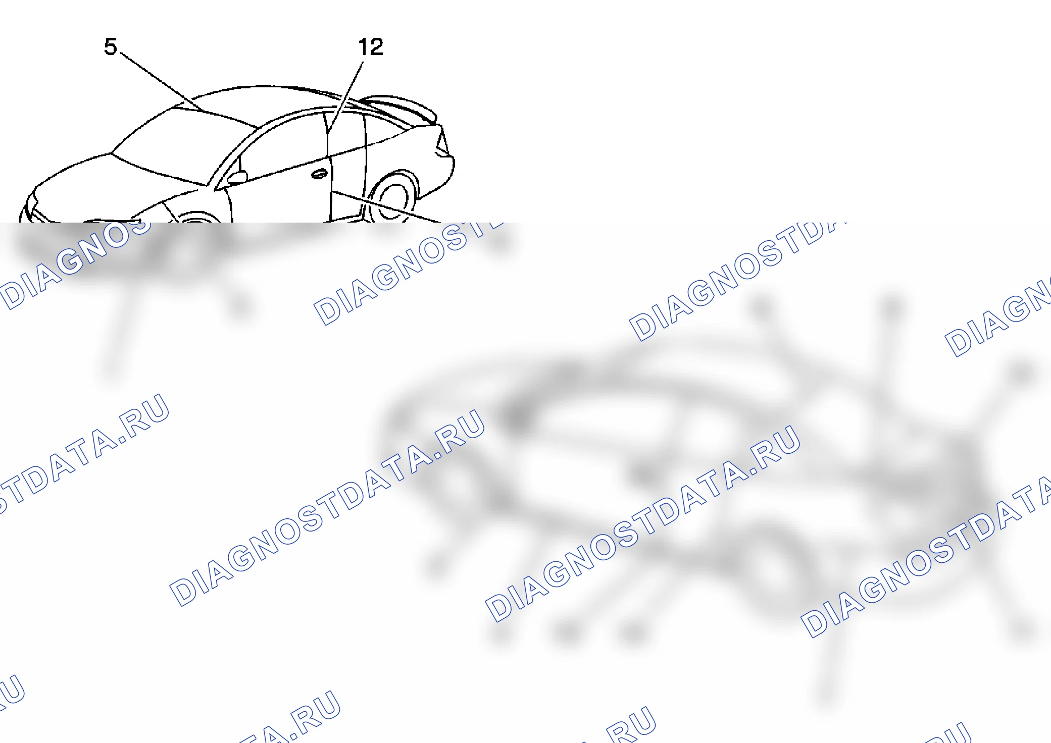 Рис. 23: Технические характеристики клиренса и заподлицо (купе). Saturn ION I