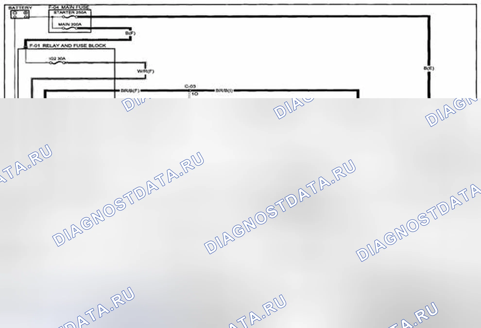 Рис. 87: электросхема системы запуска (SKYACTIV-G 2.0) (0119-1) 1 из 2. Mazda CX-5 I