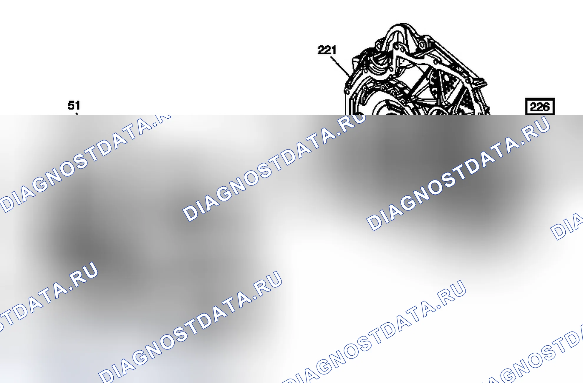 Рис. 117: Комплект уплотнений для автоматической коробки передач 24256112. Chevrolet Equinox II