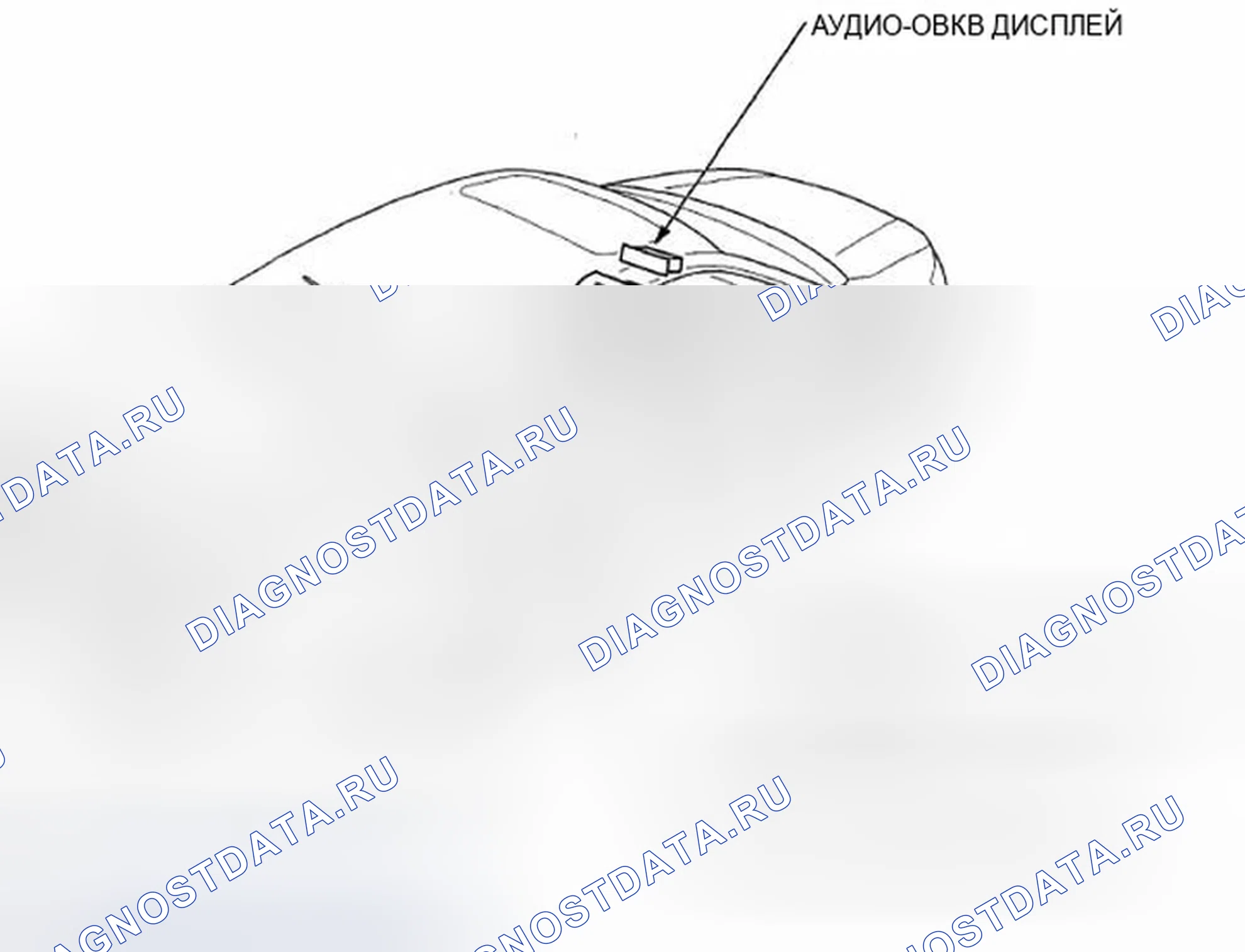 Рис. 49: Указатель расположения компонентов. Honda Crosstour I