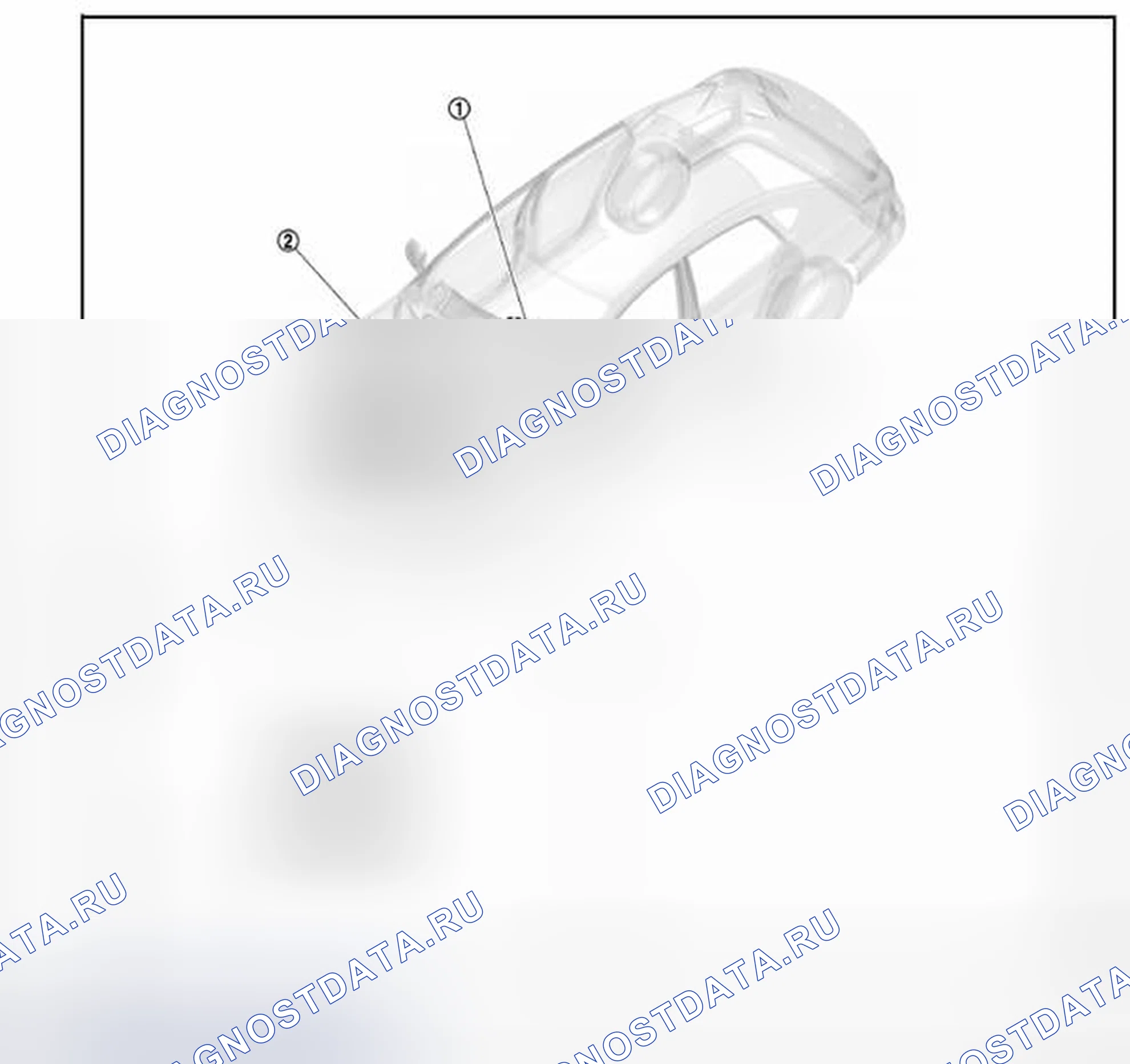 Рис. 1: Расположение компонентов. Nissan Sentra B17 рестайлинг