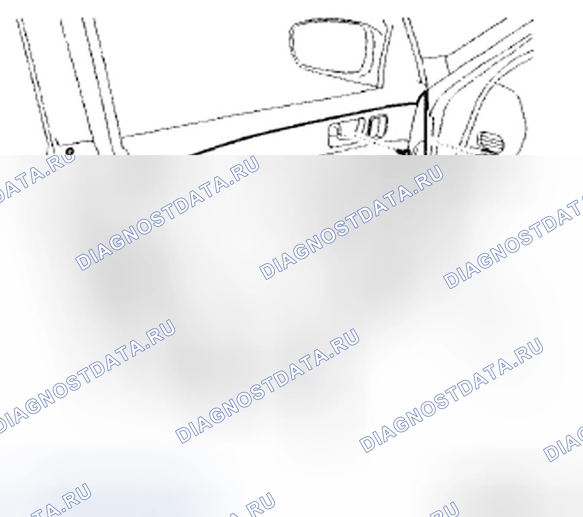 Рис. 118: Выключатель блокировки двери водителя. Hyundai Genesis I
