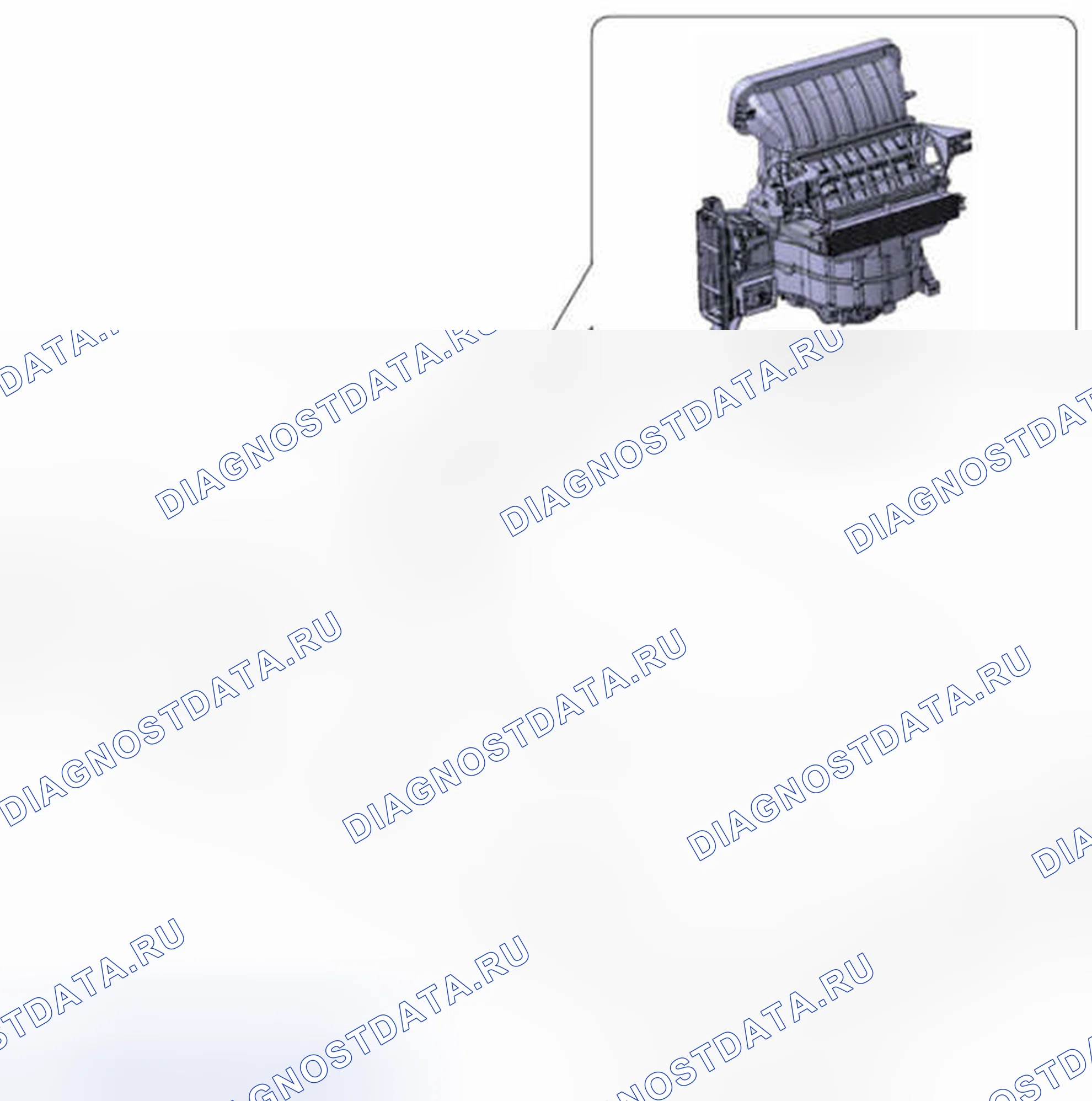 Рис. 37: Расположение компонентов. Hyundai Santa Fe III