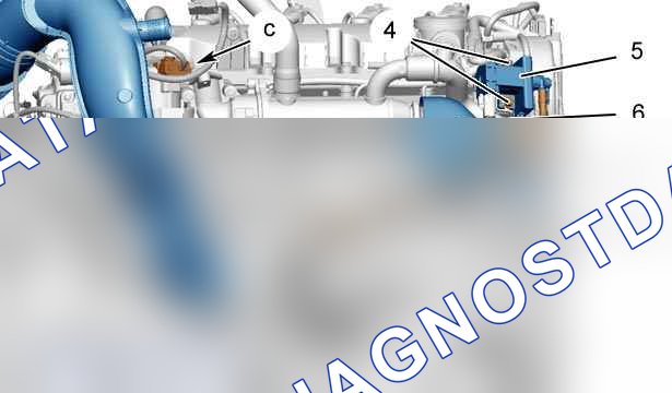 Снятие - установка: турбокомпрессор — b1bprphd. Citroen C8 I
