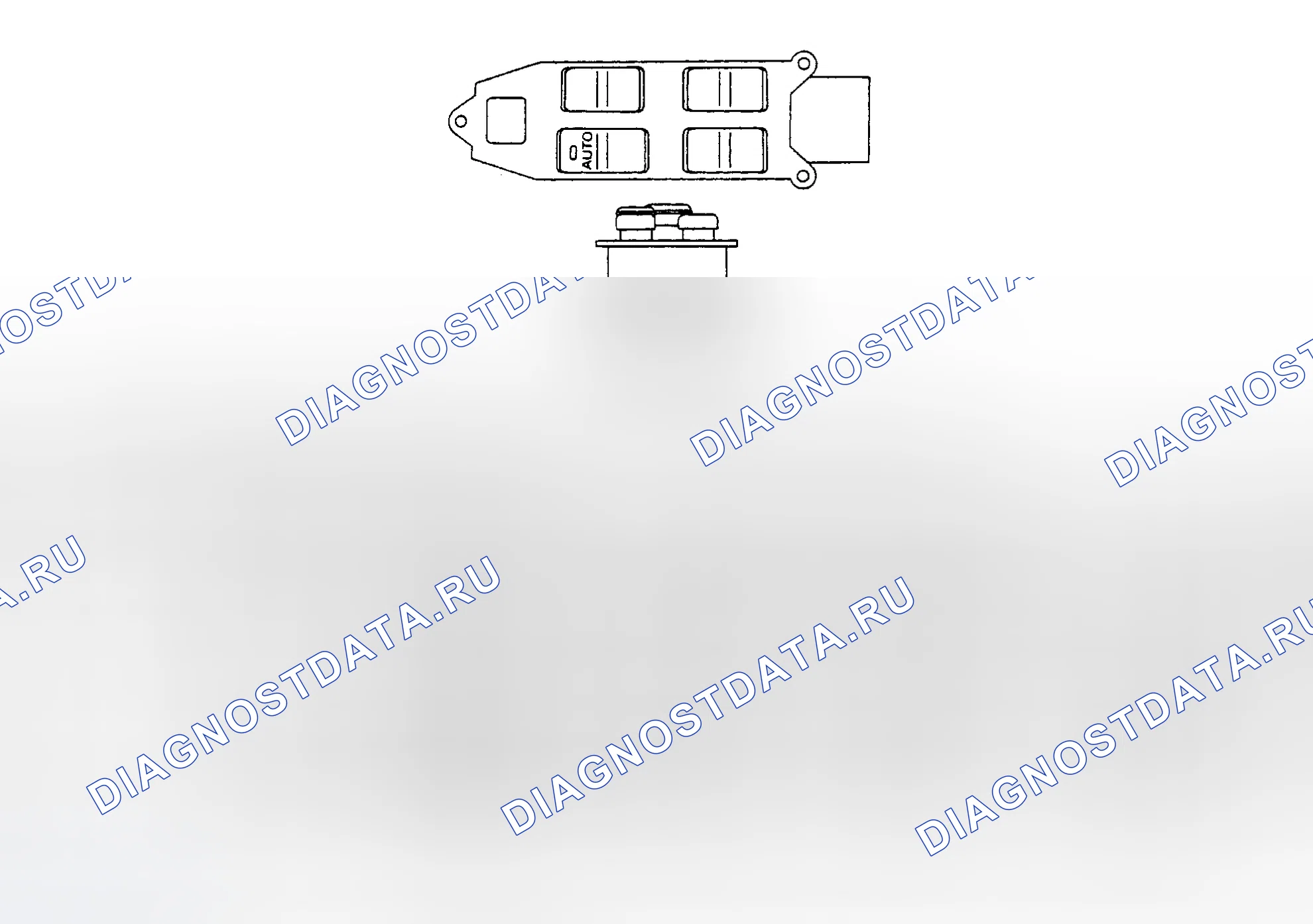Рис. 5: ГЛАВНЫЙ ВЫКЛЮЧАТЕЛЬ. Subaru Legacy BC/BJ/BF