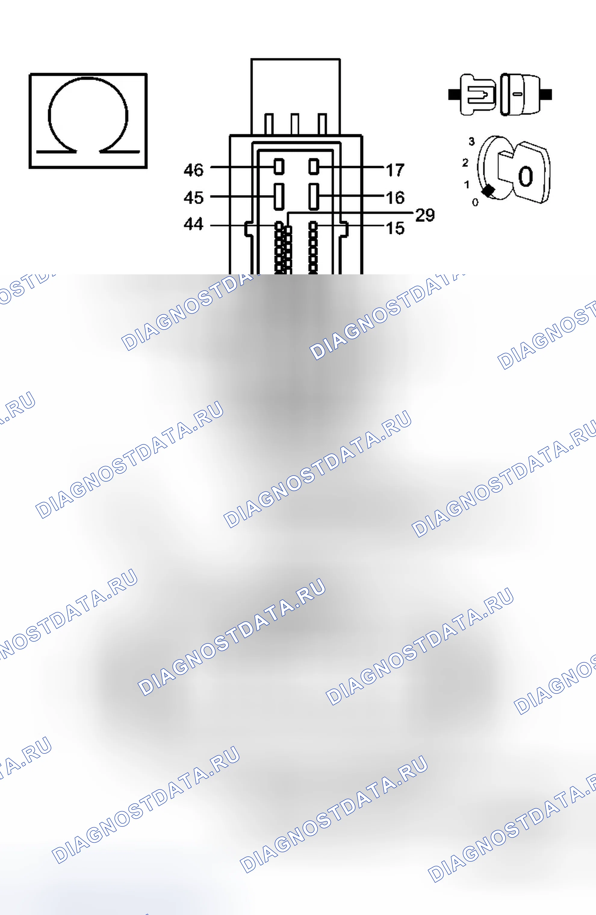Рис. 50: Диагностический тест. Dodge Dakota III