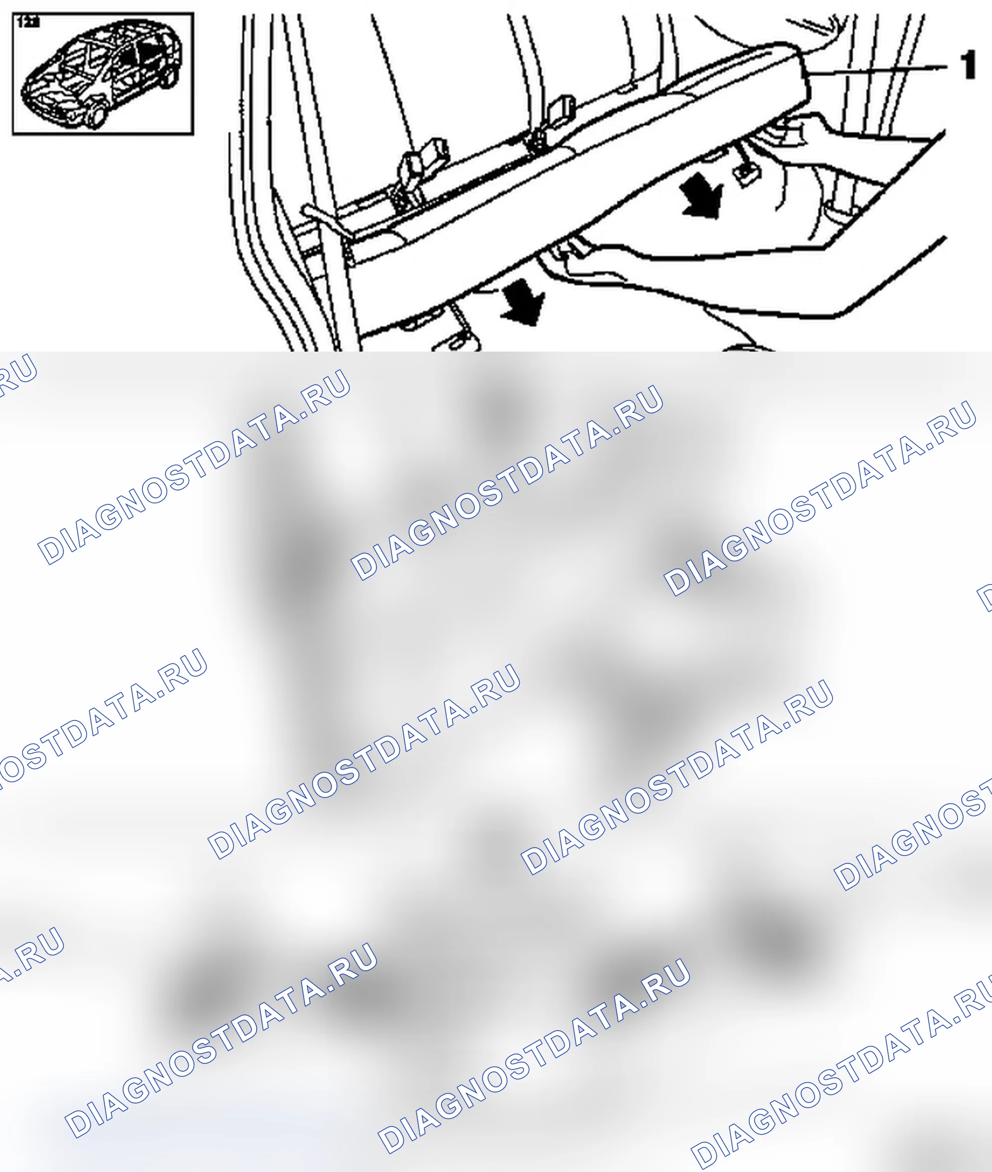 Снять и установить заднее сиденье (модели F 08, F 68). Opel Corsa C