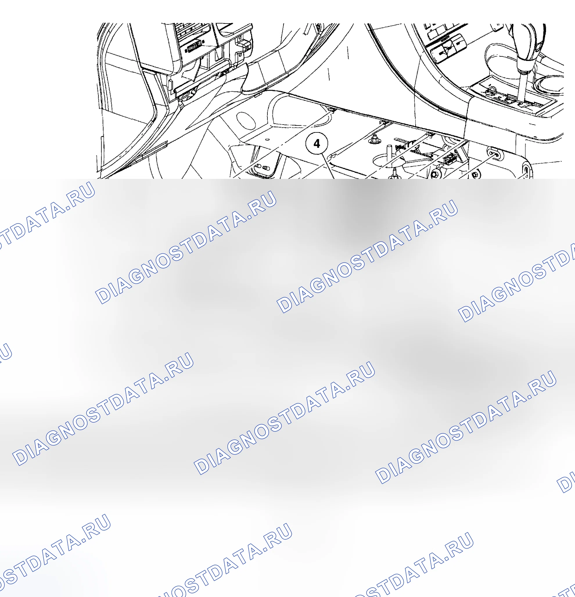 Рис. 531: Привод блокировки переключения тормозов. Hyundai ix20 I рестайлинг