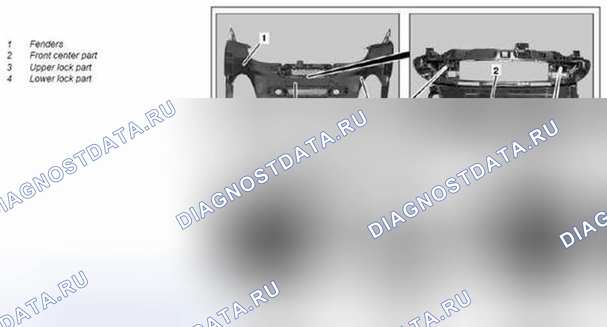 Рис. 14: Снять / установить переднюю центральную часть - AR88,00-P-1100MCC. Kia Soul I