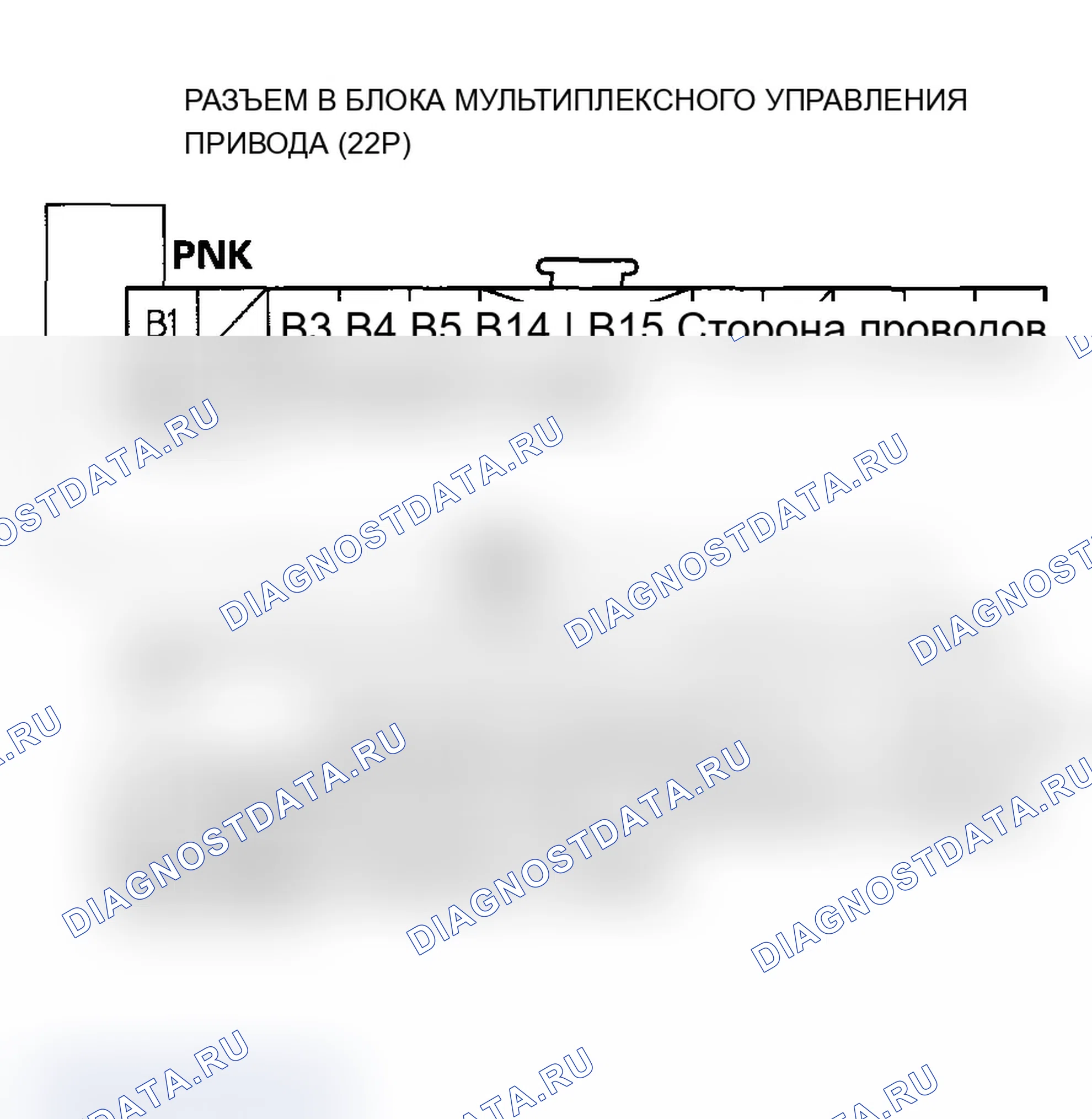 Рис. 13: Поиск и устранение неисправностей - проверка проводной линии связи PNK. Acura MDX I