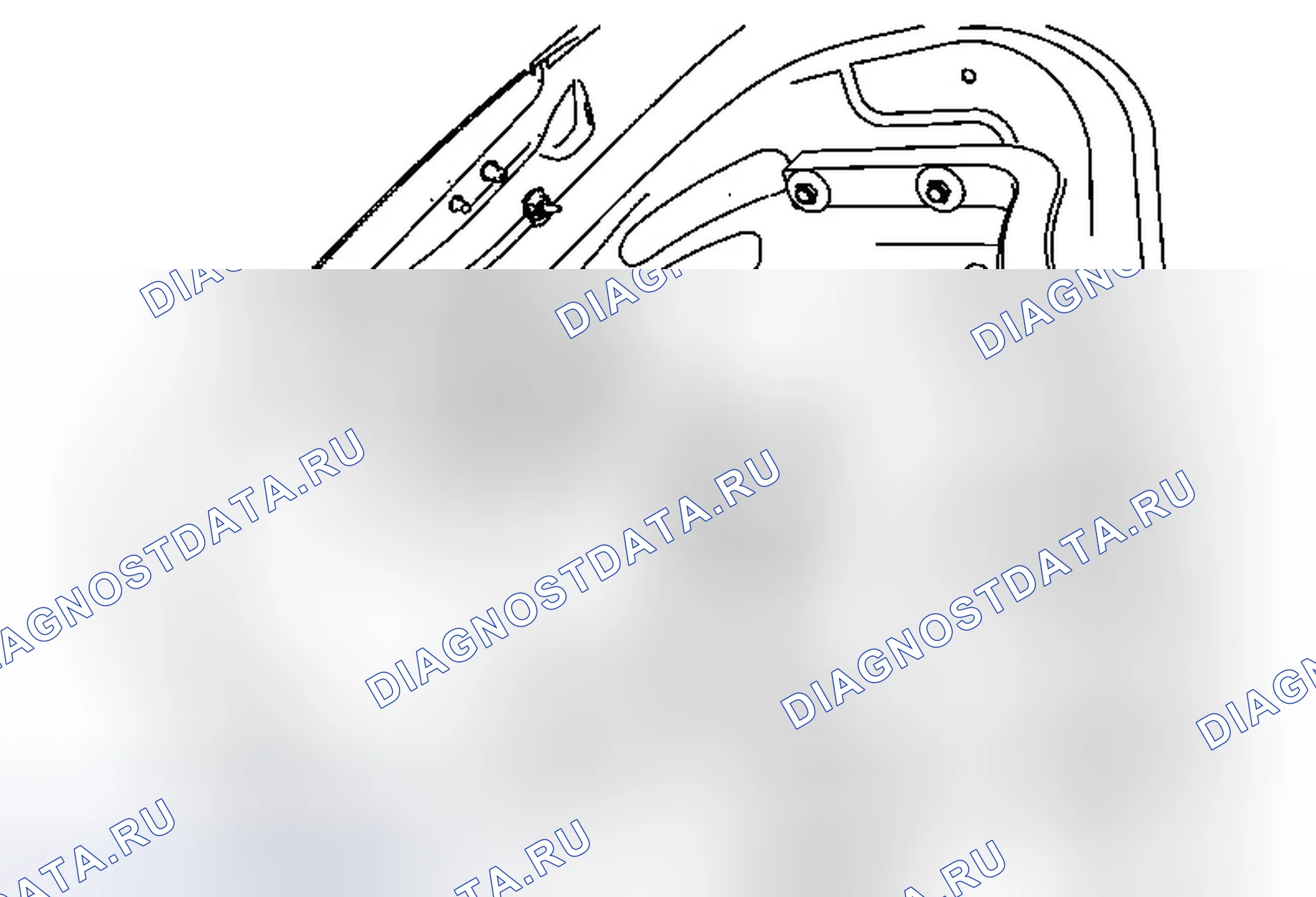 Рис. 28: Замена колбы задней противотуманной фары. Chevrolet Cruze I рестайлинг