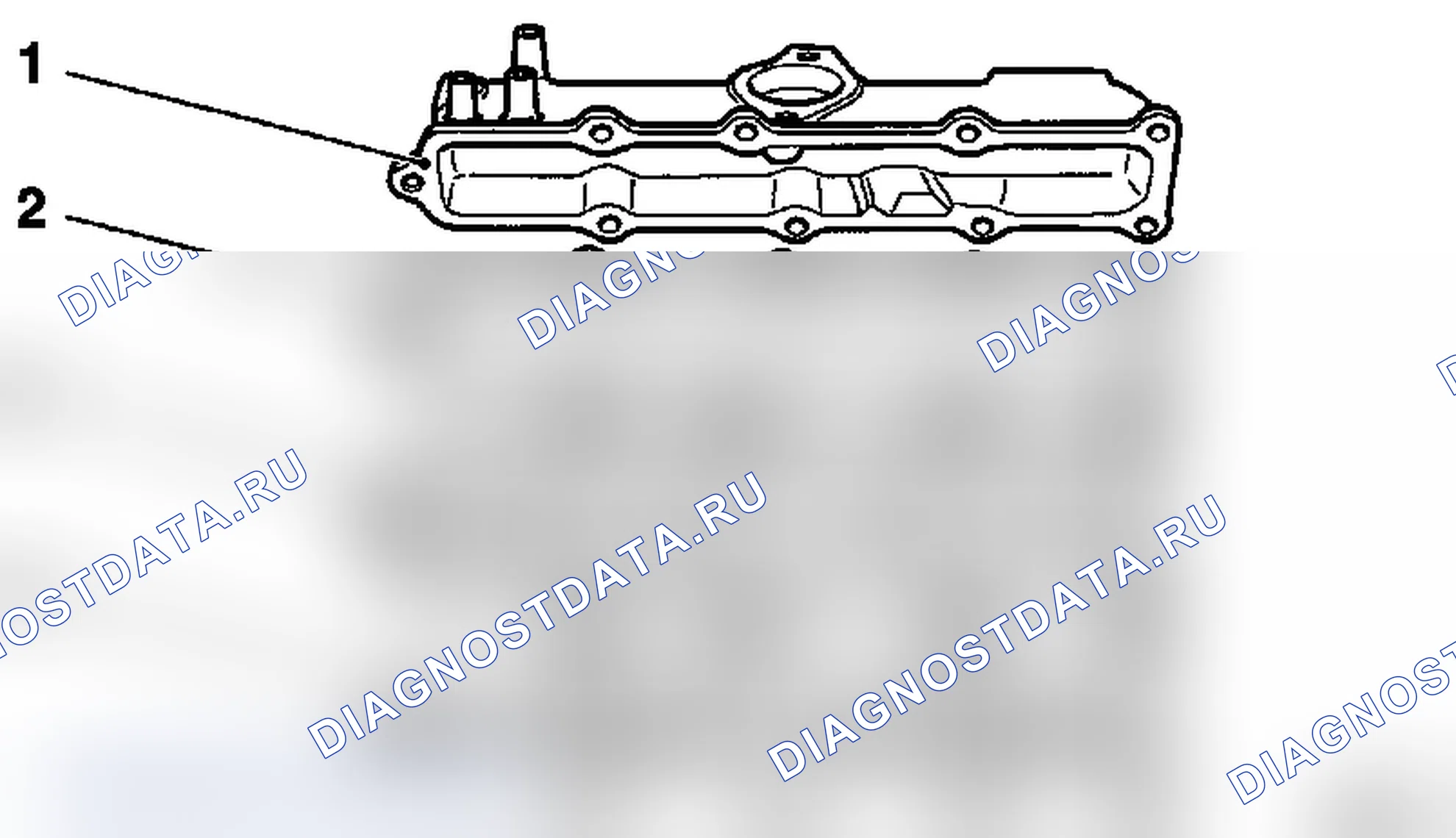 Впускной коллектор Y 17 DT. Opel Astra G
