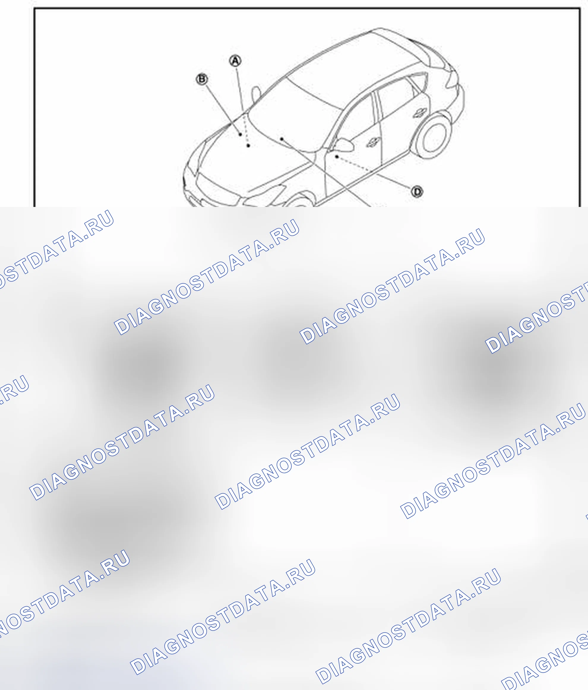 Рис. 19: Расположение компонентов. Infiniti EX37 I