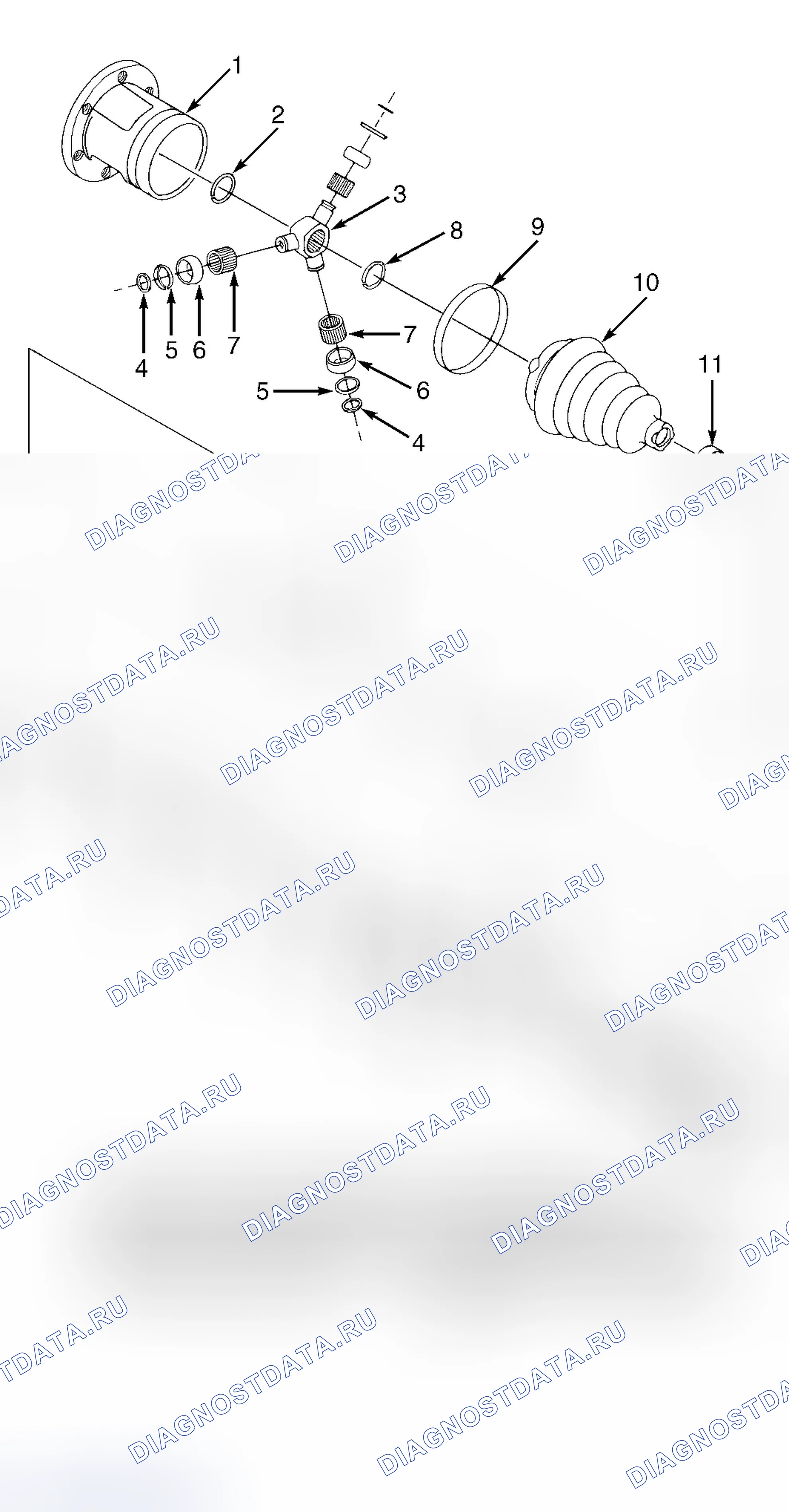 Рис. 4: Очистка и проверка. Chevrolet Cab & Chassis V3500 